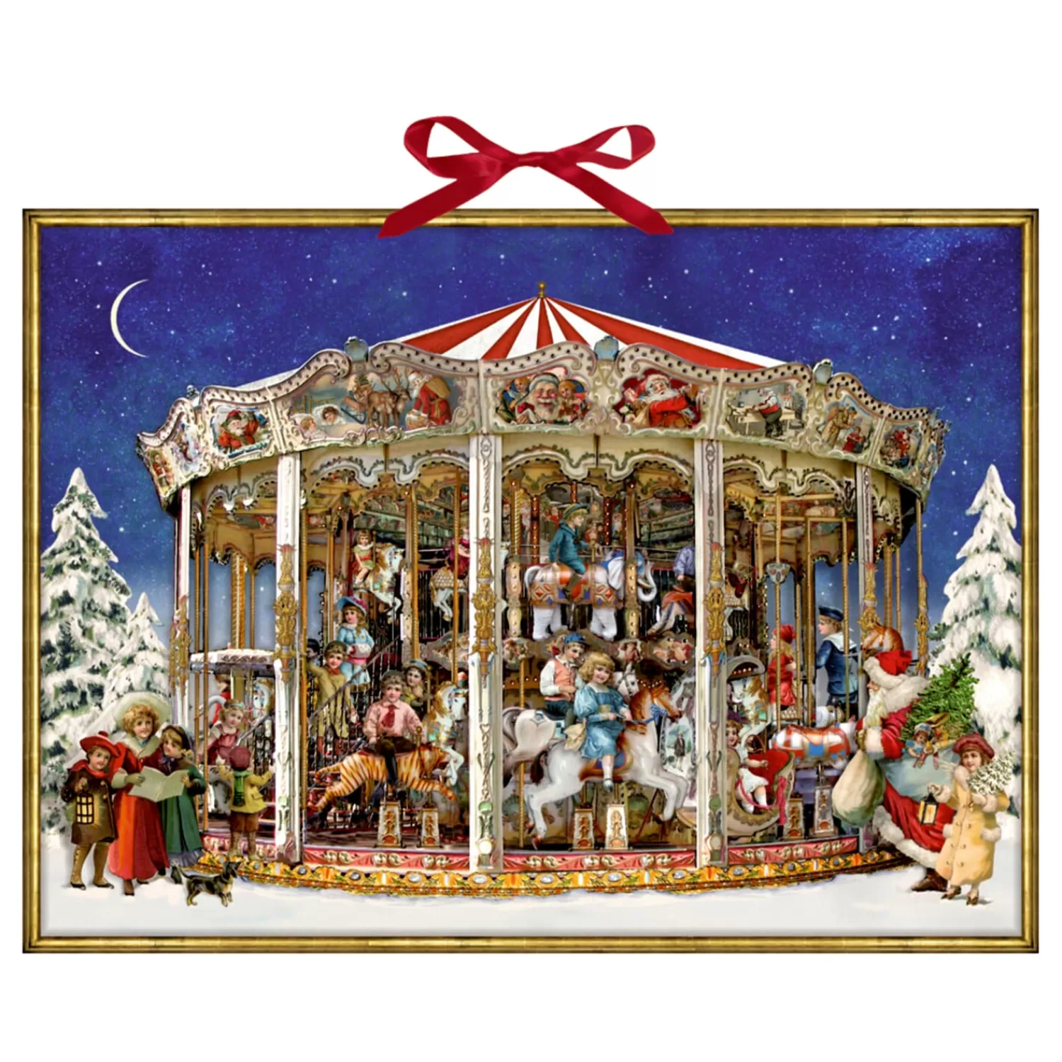 Käthe Wohlfahrt Adventsdeko & Kalender<Adventskalender "Nostalgisches Weihnachtskarussell"
