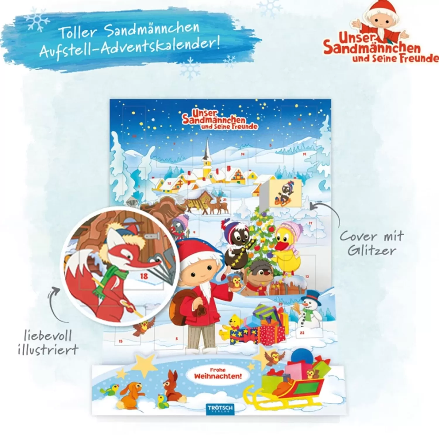 Trötsch Verlag Unser Sandmännchen Und Seine Freunde<Aufstell-Adventskalender "Sandmann"