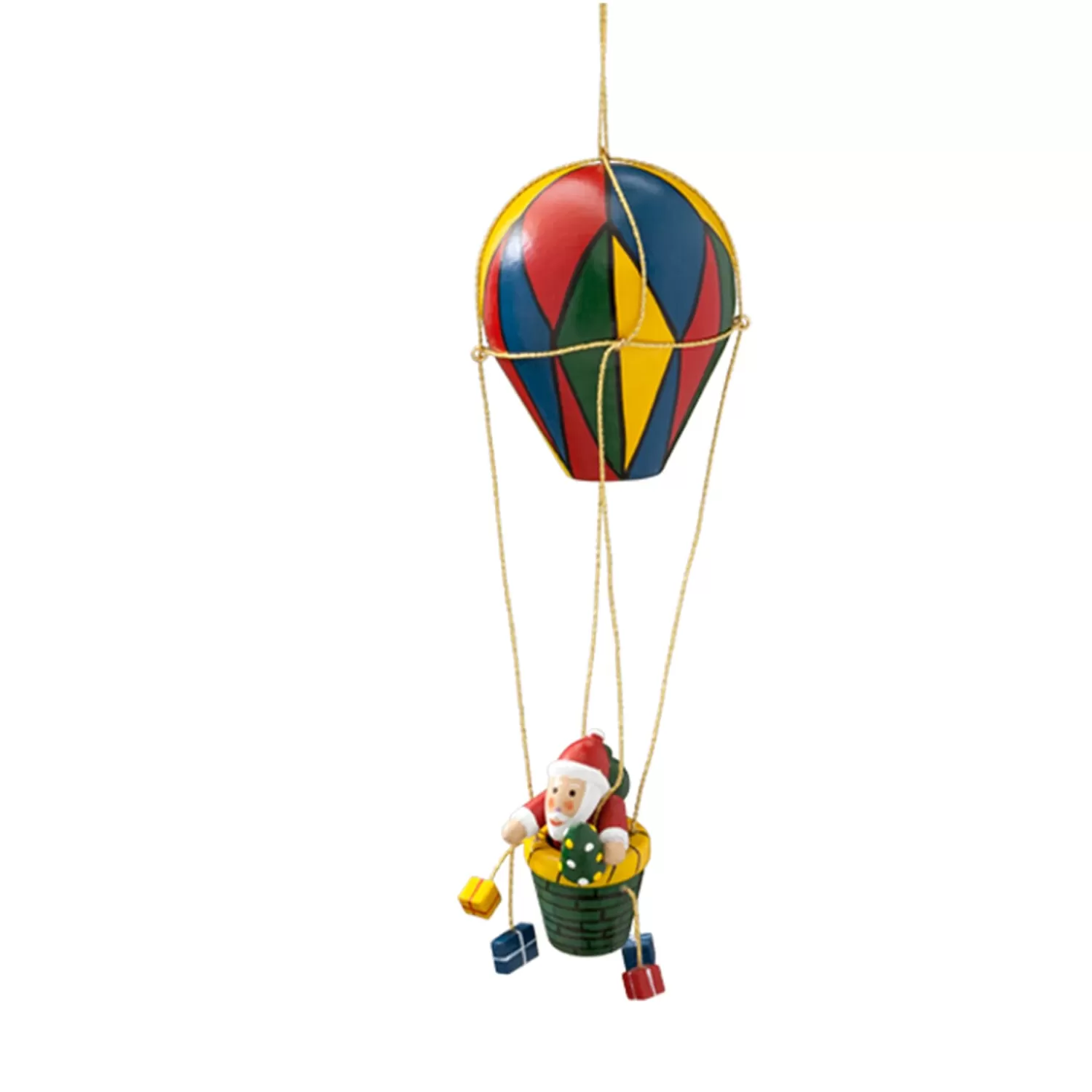 Käthes Original Baumschmuck Aus Holz<Ballon Mit Weihnachtsmann