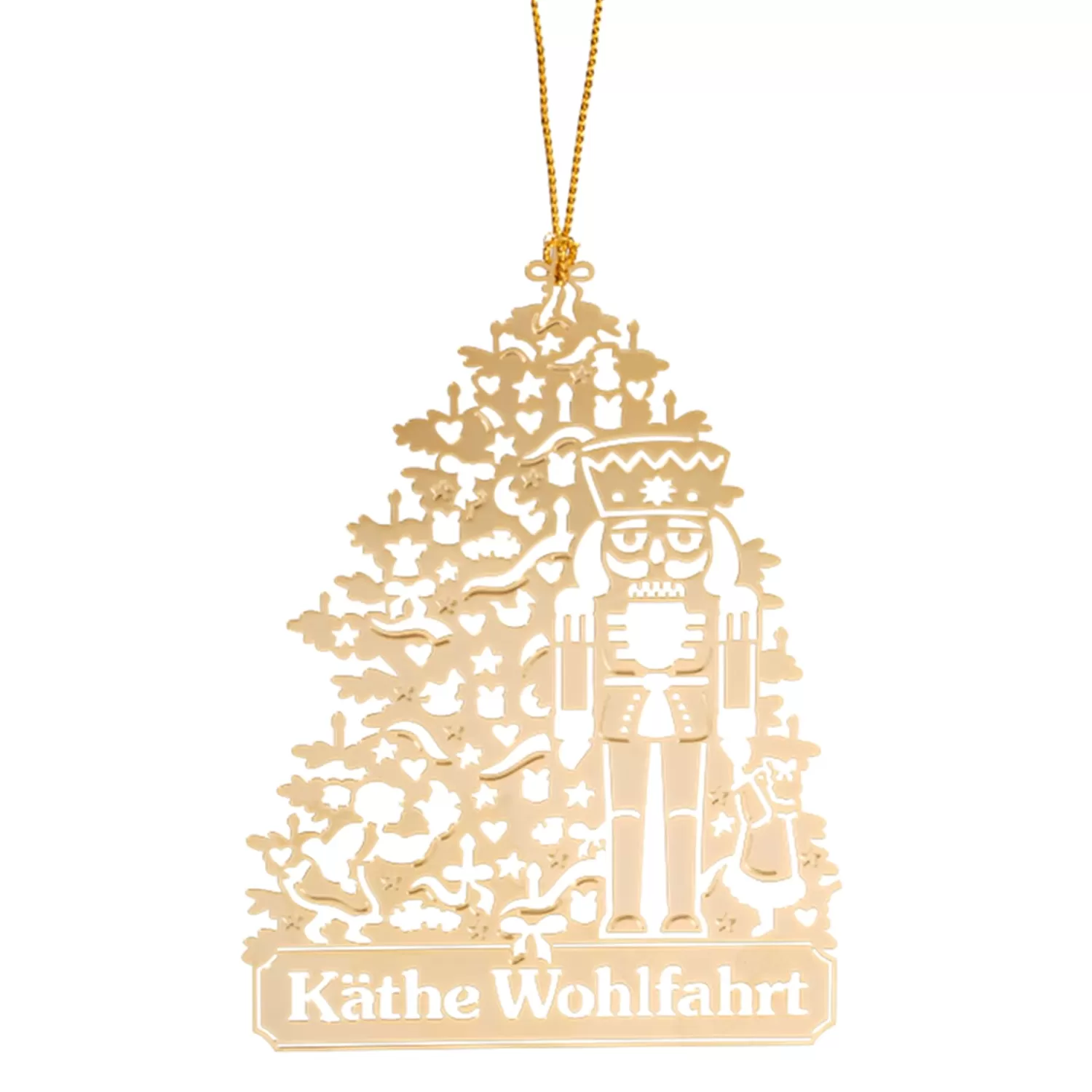 Käthe Wohlfahrt Baumschmuck Aus Messing<Baumbehang Kathe Wohlfahrt, Messing Vergoldet