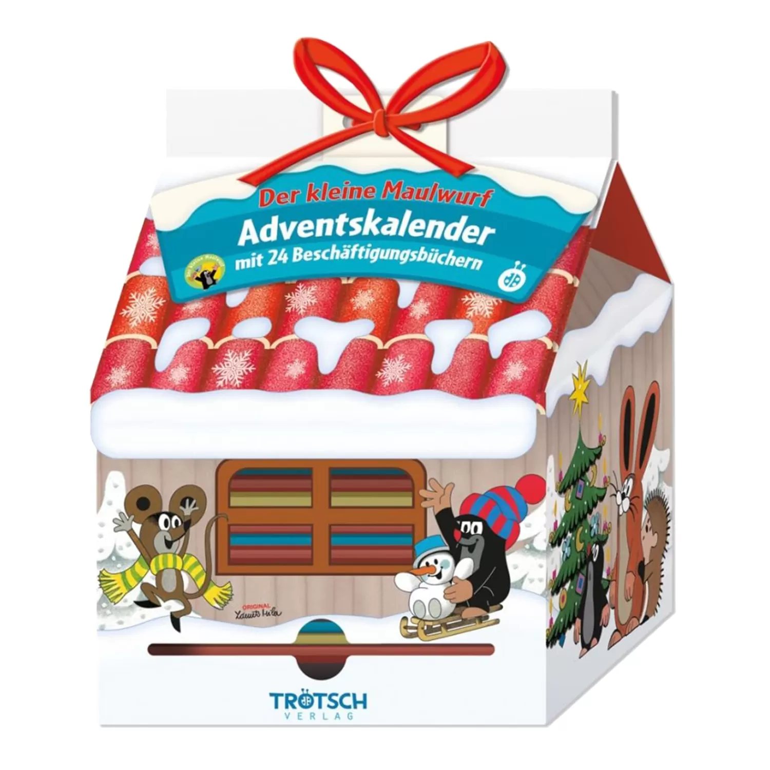 Trötsch Verlag Der Kleine Maulwurf „Krtek"<Der Kleine Maulwurf Adventskalender Haus Mit 24 Minibuchern