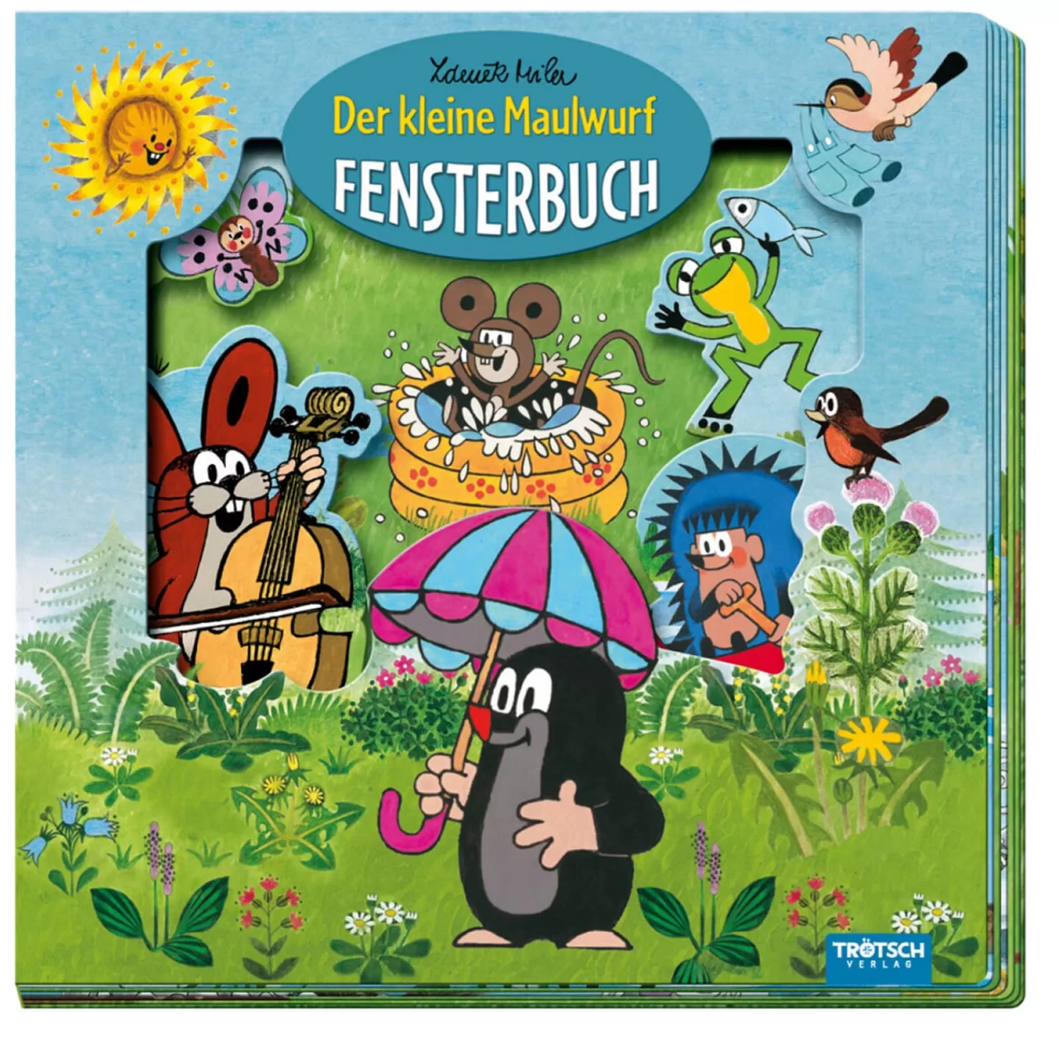 Trötsch Verlag Der Kleine Maulwurf „Krtek"<Der Kleine Maulwurf Fensterbuch