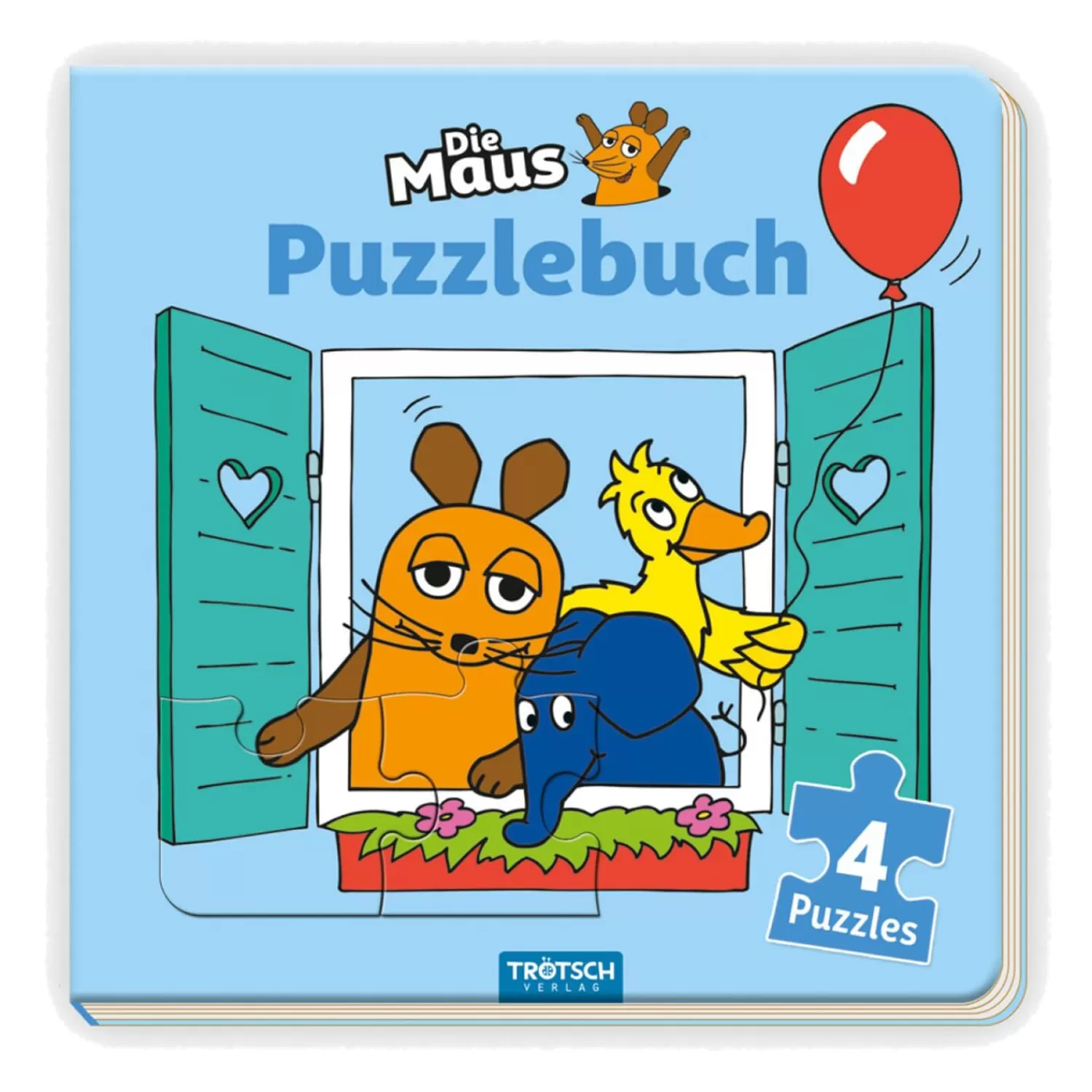 Trötsch Verlag Die Maus<Die Maus Puzzlebuch Quadratisch