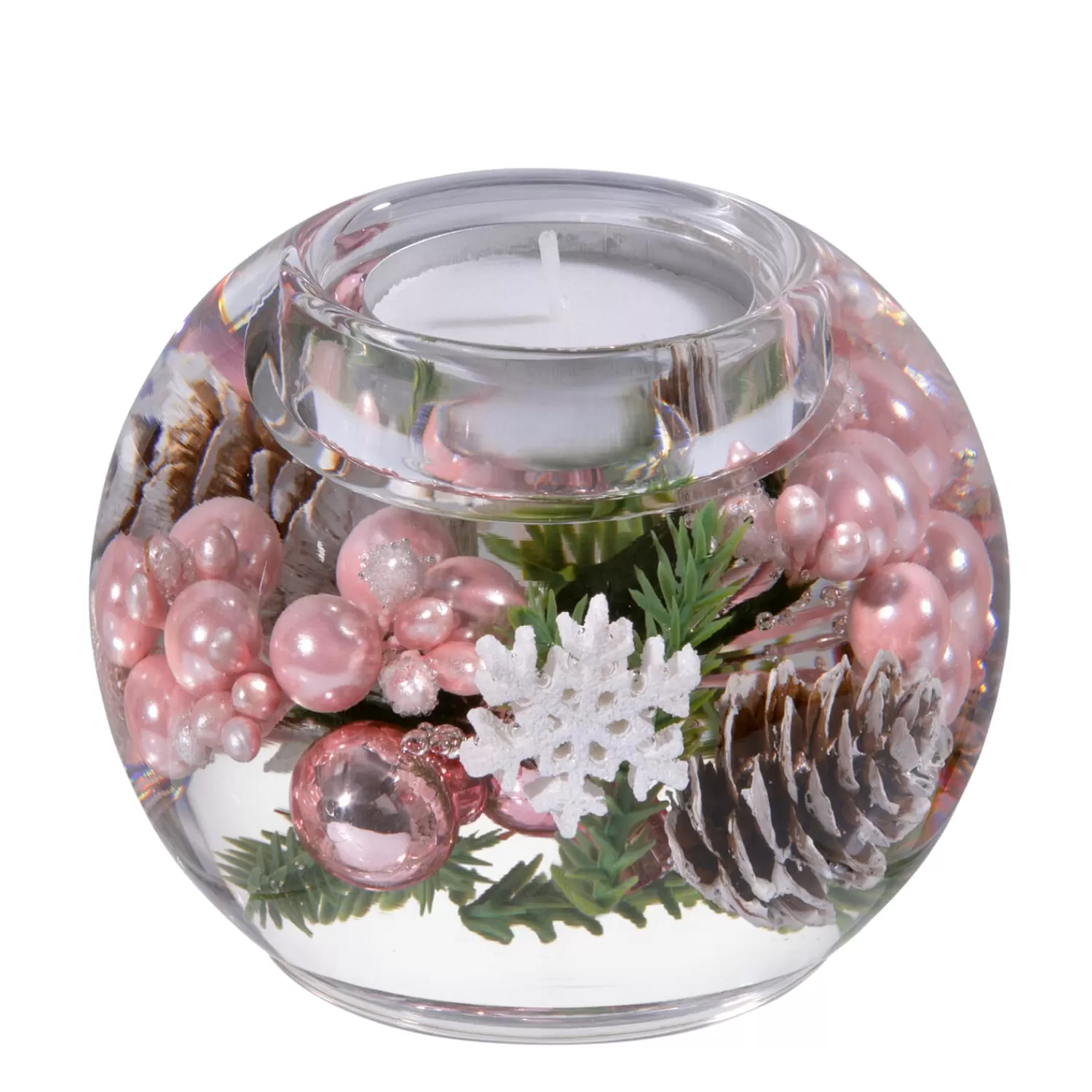 Käthe Wohlfahrt Kerzen & Teelichthalter<Dreamlight "Frozen Nature" - Kerzenhalter Mercur
