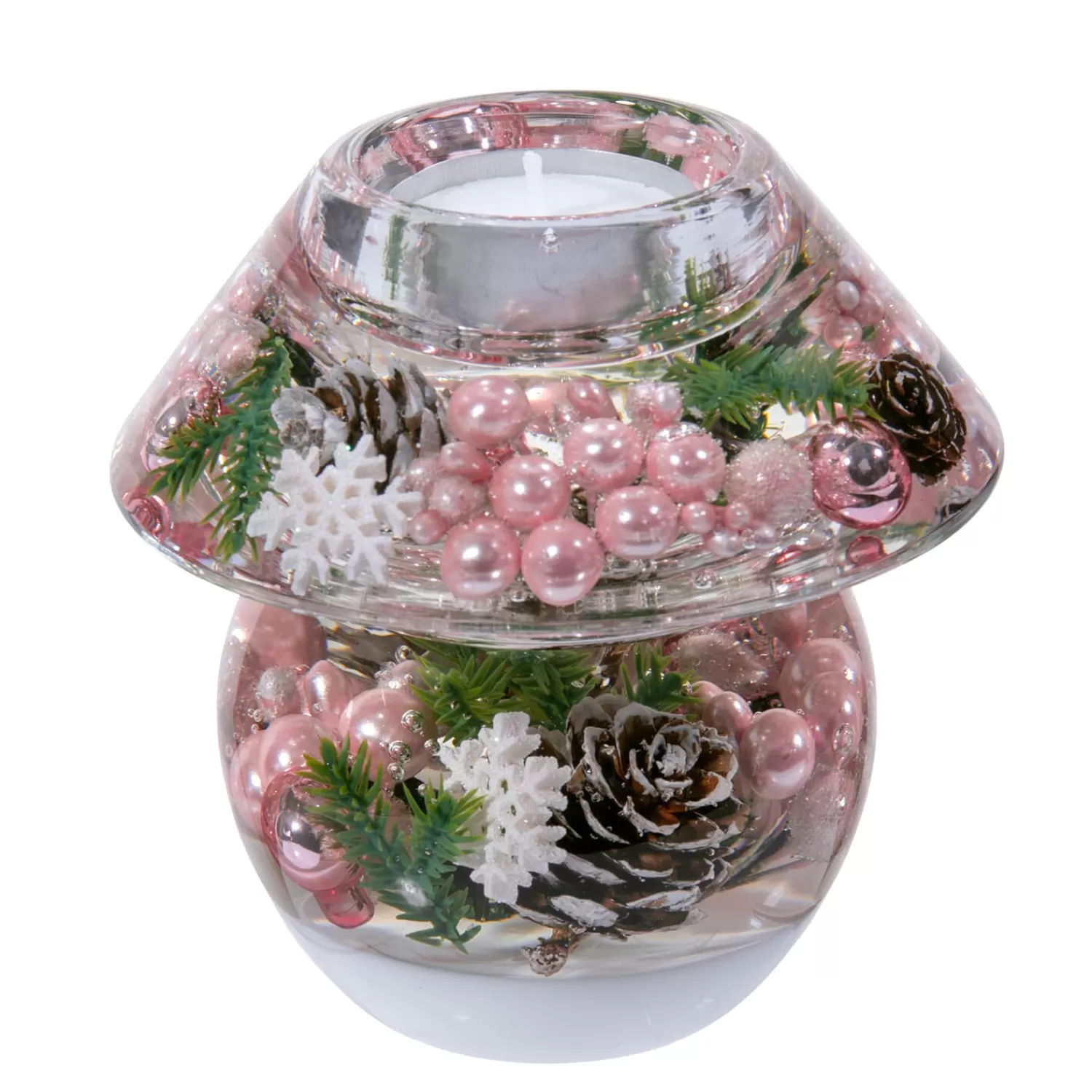 Käthe Wohlfahrt Kerzen & Teelichthalter<Dreamlight "Frozen Nature" - Kerzenhalter Noblesse Smart