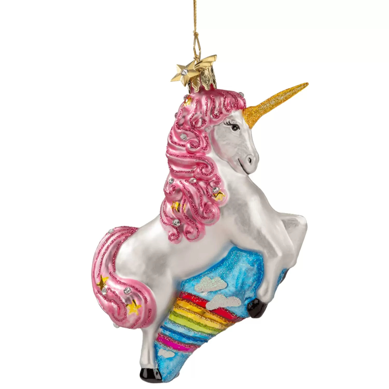 Poesie in Glas Baumschmuck Aus Glas<Einhorn