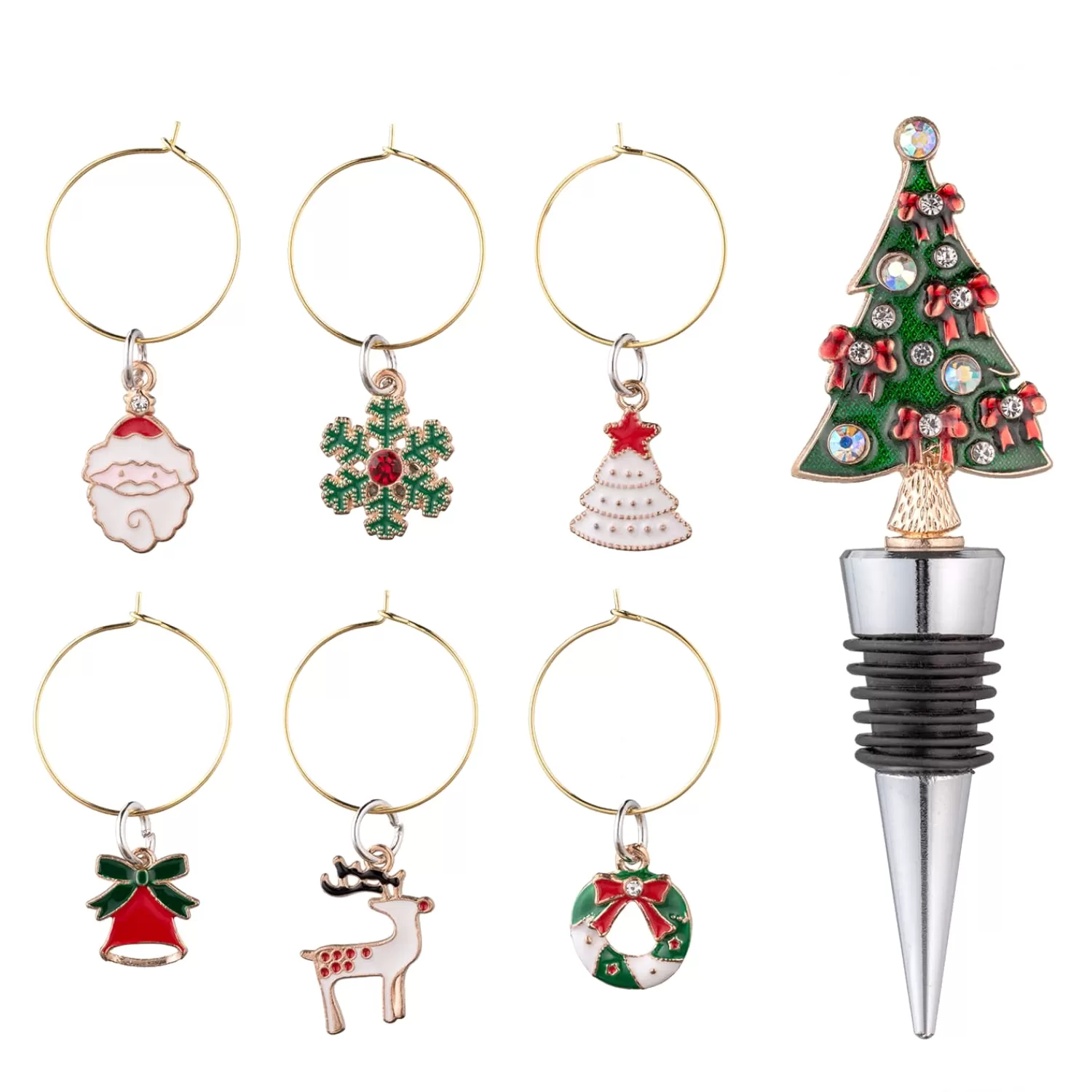 Käthe Wohlfahrt Tischdeko<Flaschenstopper-Set "Weihnachtsbaum"