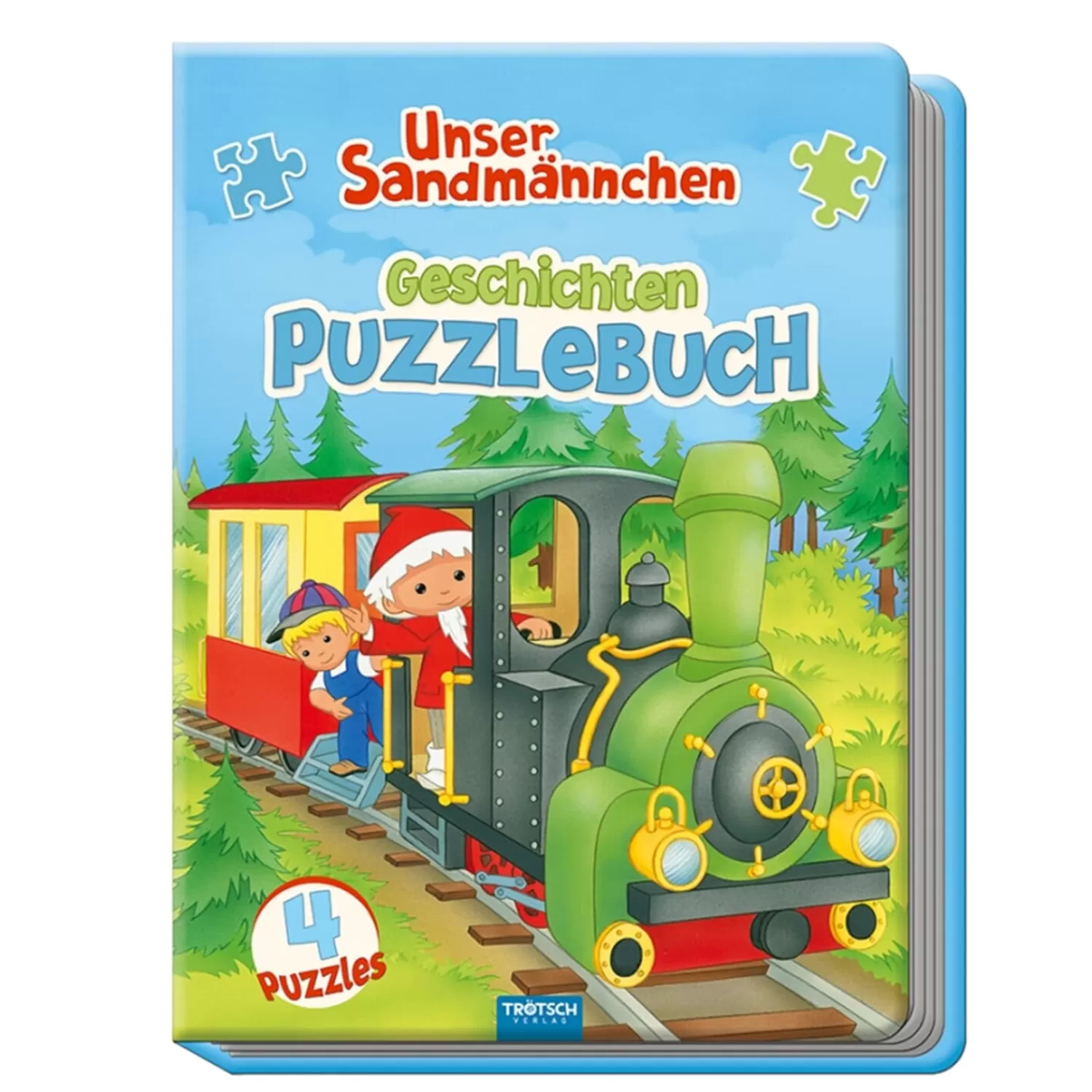 Trötsch Verlag Spielzeug<Geschichten-Puzzlebuch "Unser Sandmannchen"