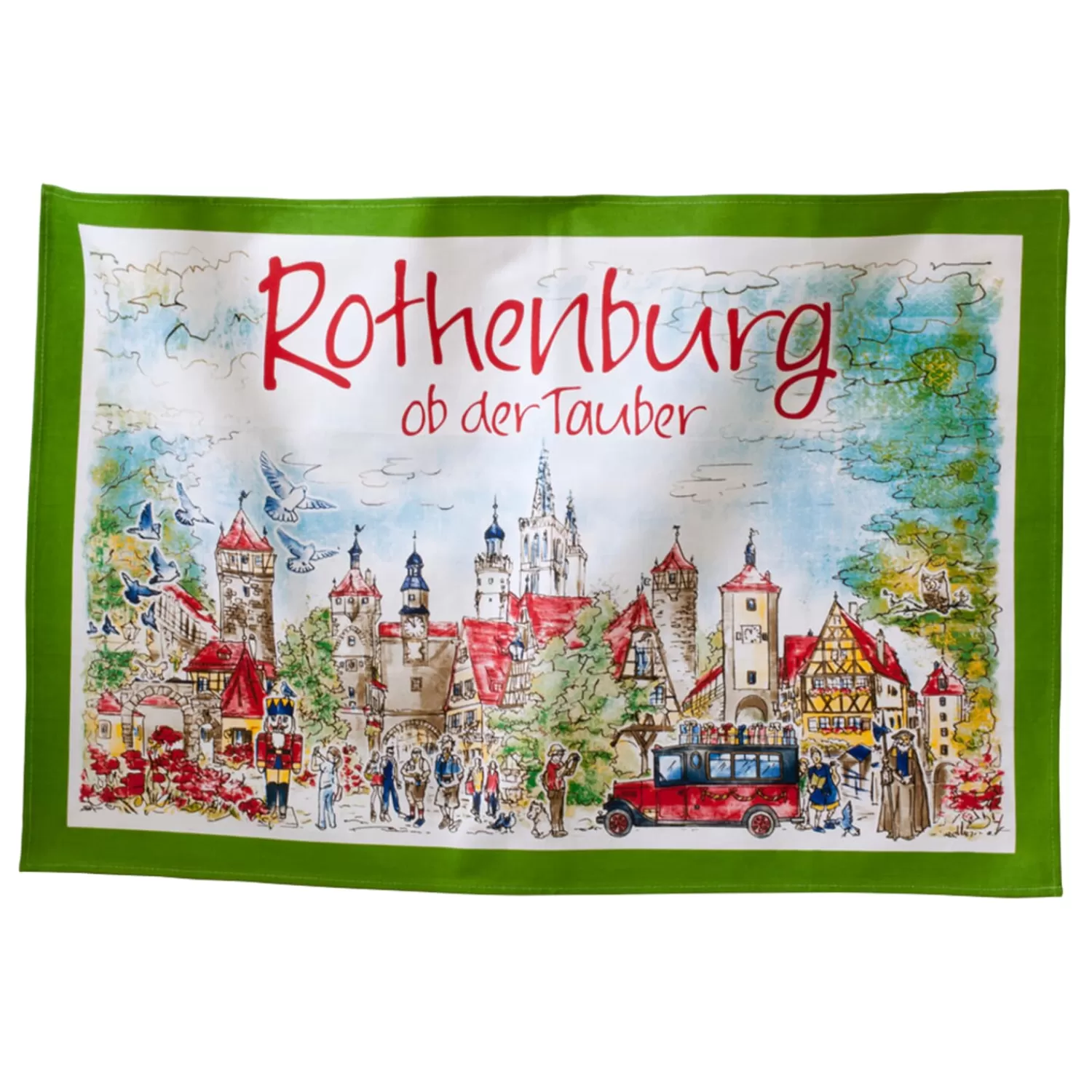 Käthe Wohlfahrt Rothenburg Motive<Geschirrtuch Rothenburg Ob Der Tauber