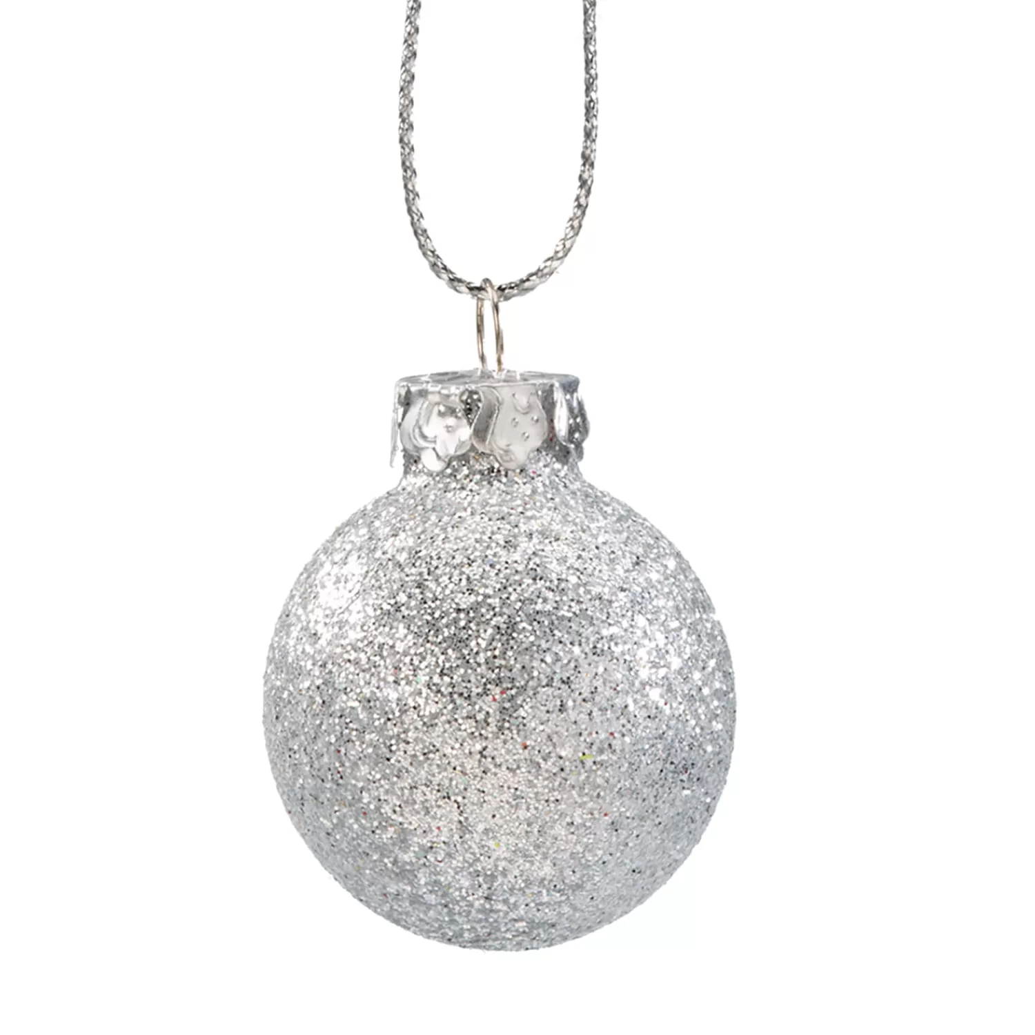 Käthe Wohlfahrt Baumkugeln Und Set-Angebote<Glaskugel Silber Mit Glitzer, 3Cm