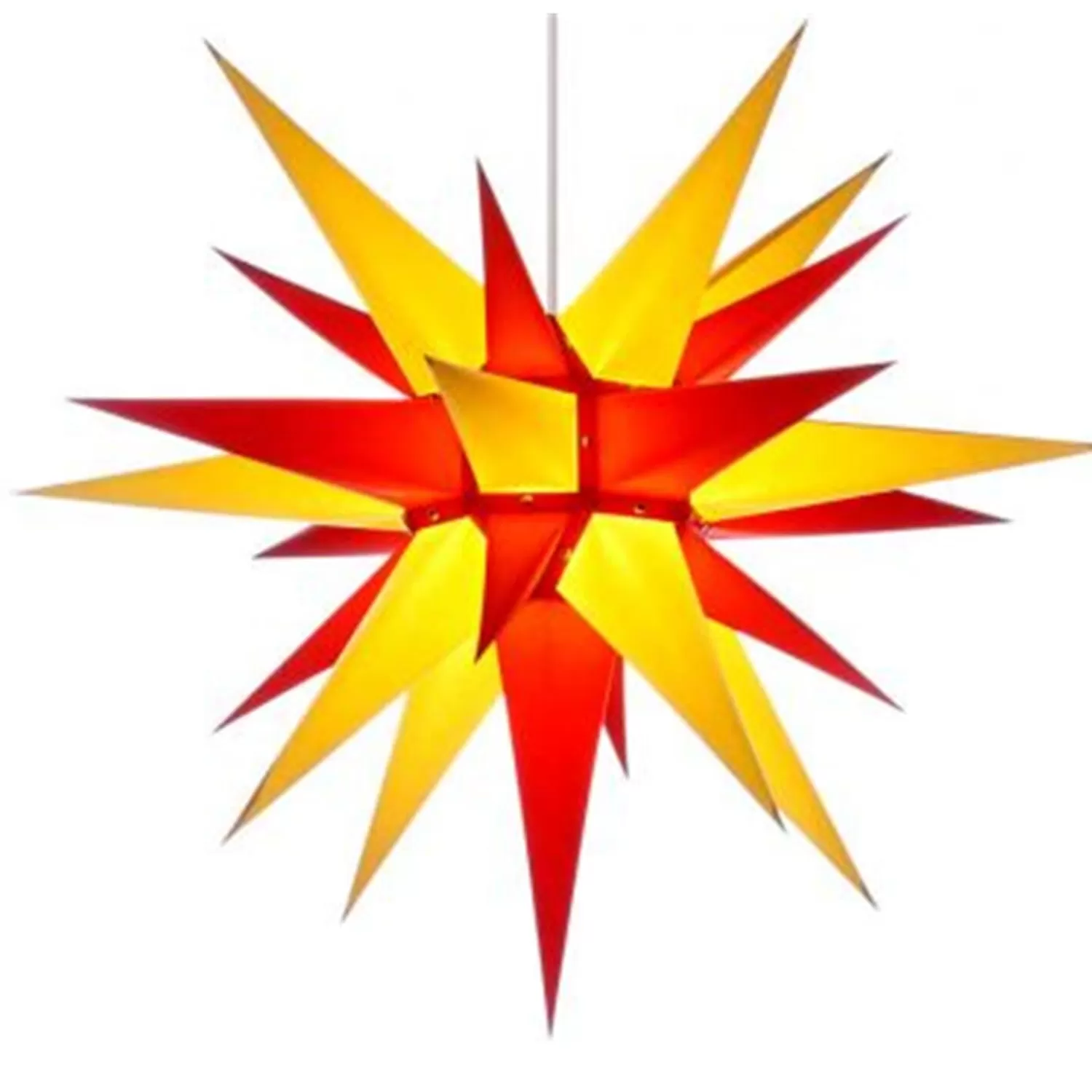 Herrnhuter Sterne Sterne<Herrnhuter Papierstern, Rot/Gelb, 60Cm