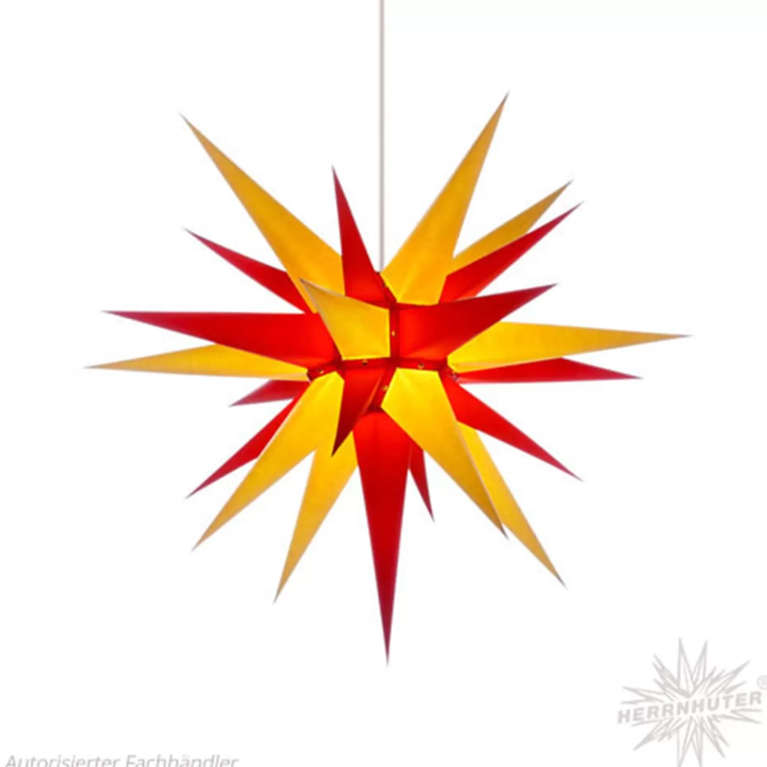 Herrnhuter Sterne Sterne<Herrnhuter Papierstern, Rot/Gelb, 70Cm