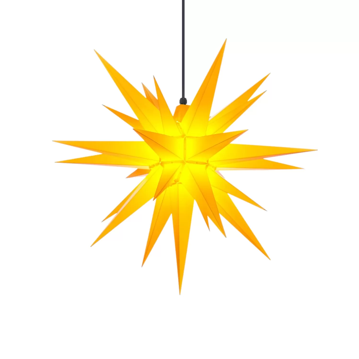 Herrnhuter Sterne Sterne<Herrnhuter Stern Gelb, 68Cm, Kunststoff