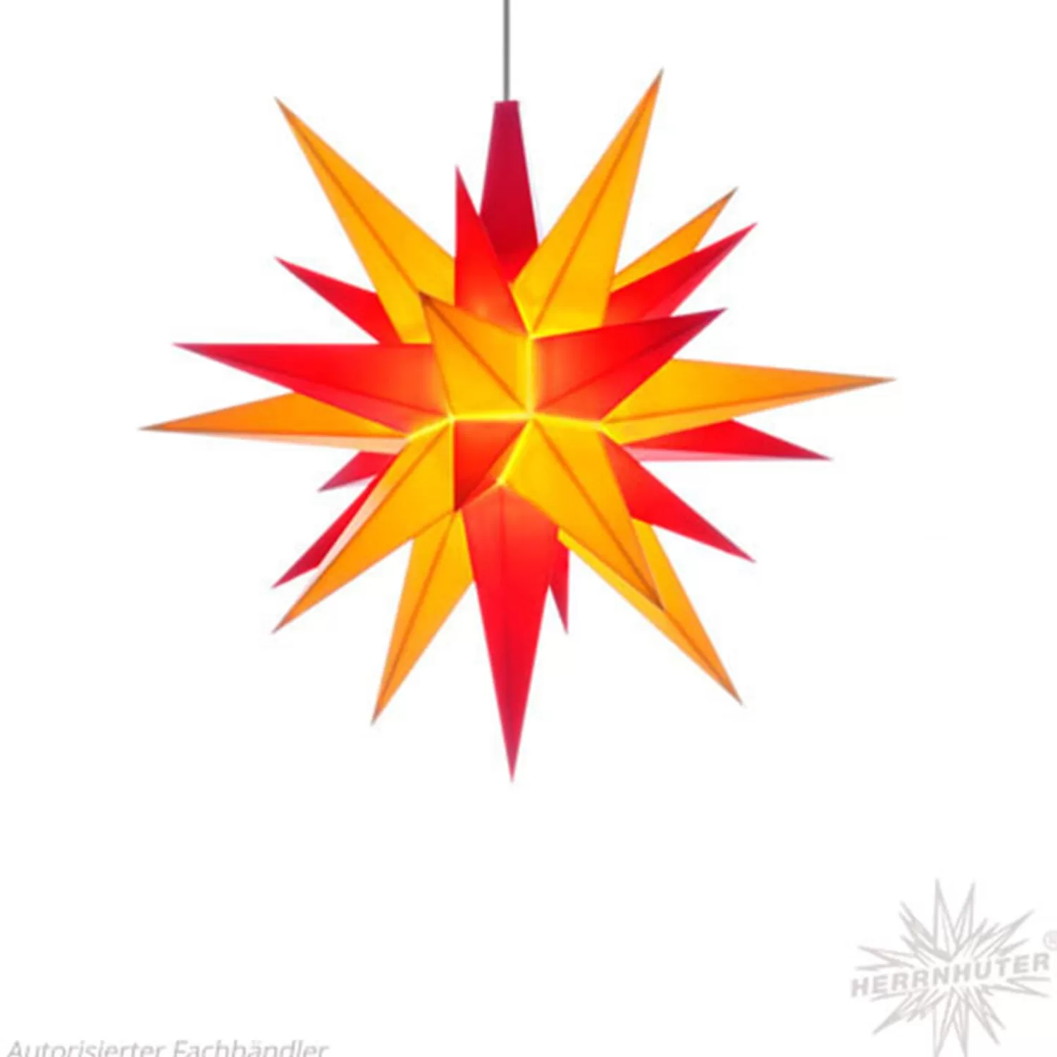 Herrnhuter Sterne Sterne<Herrnhuter Stern Rot/Gelb, 40Cm, Papier