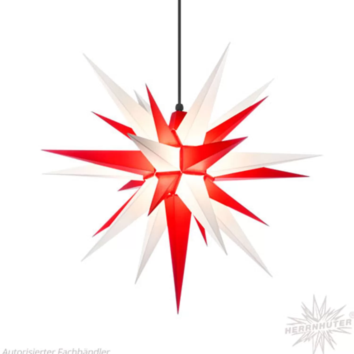 Herrnhuter Sterne Sterne<Herrnhuter Stern, Weis-Rot, 68 Cm