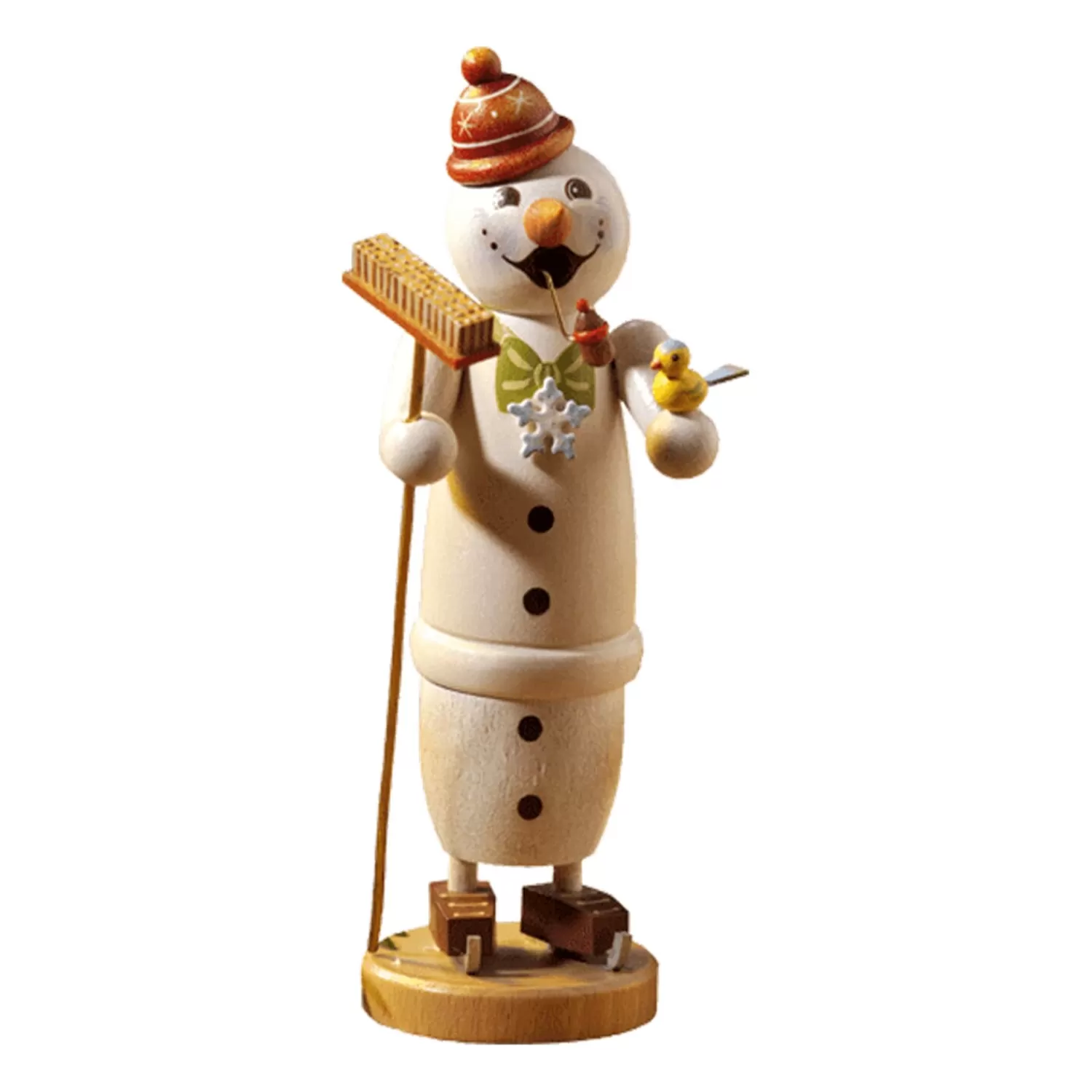 Käthes Original Räuchermänner<Holzmannl "Schneemann", Rauchermannchen