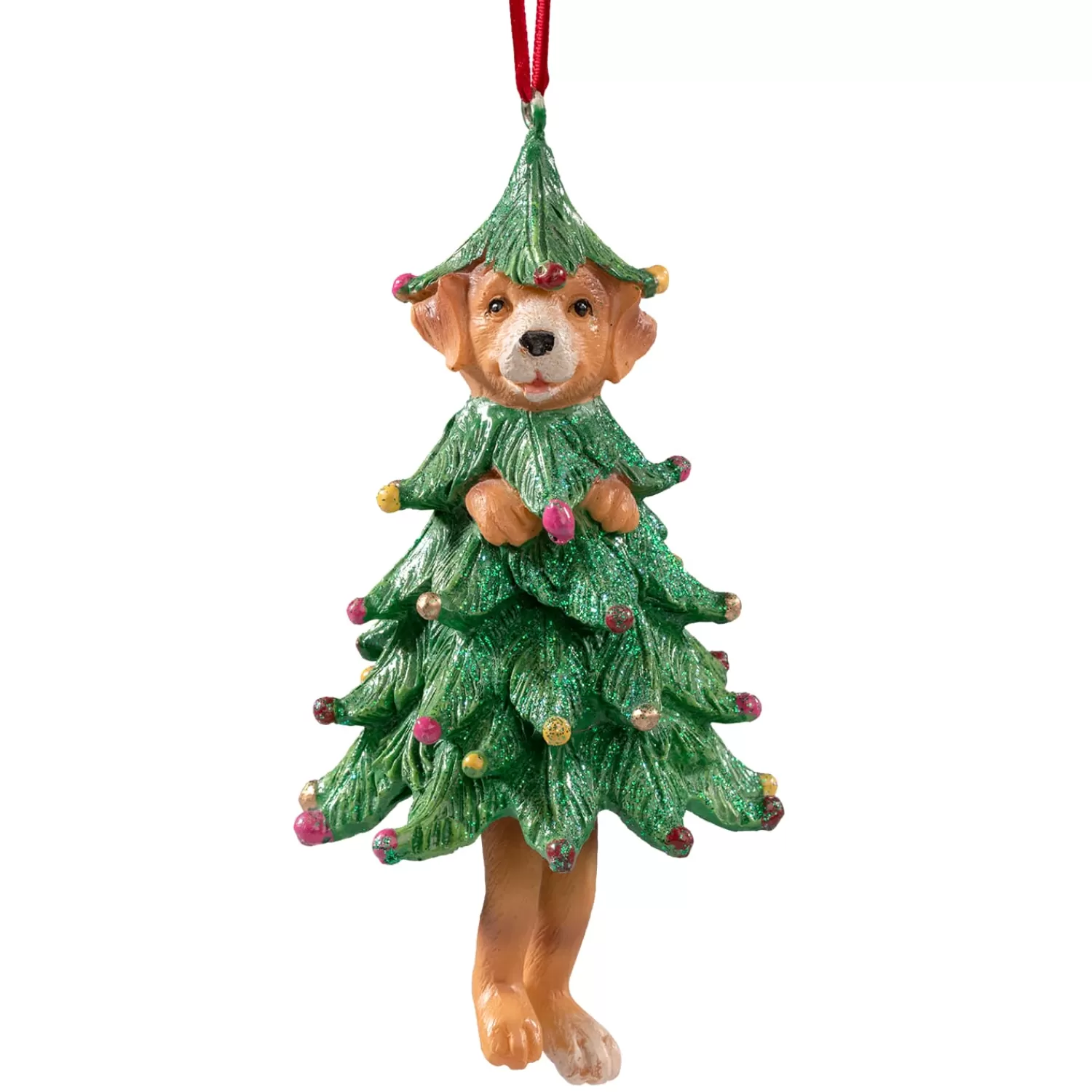 Käthe Wohlfahrt Baumschmuck Aus Kunstharz<Hund Im Weihnachtsbaum