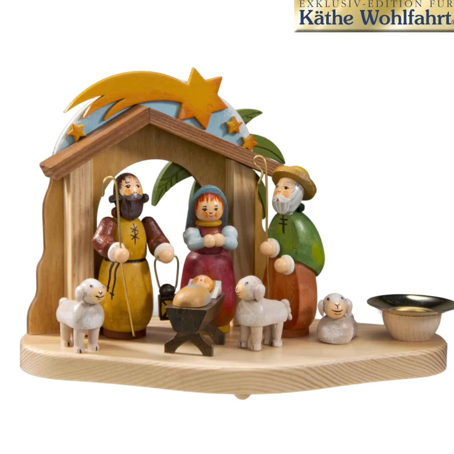 Käthes Original Krippen Und Krippenfiguren<Kerzenhalter "Krippe"