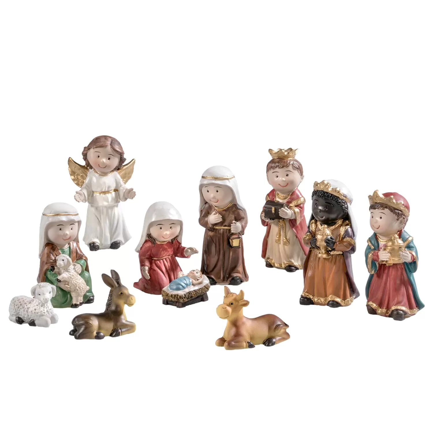 Käthe Wohlfahrt Krippen Und Krippenfiguren<Kinderkrippe, 11-Teilig