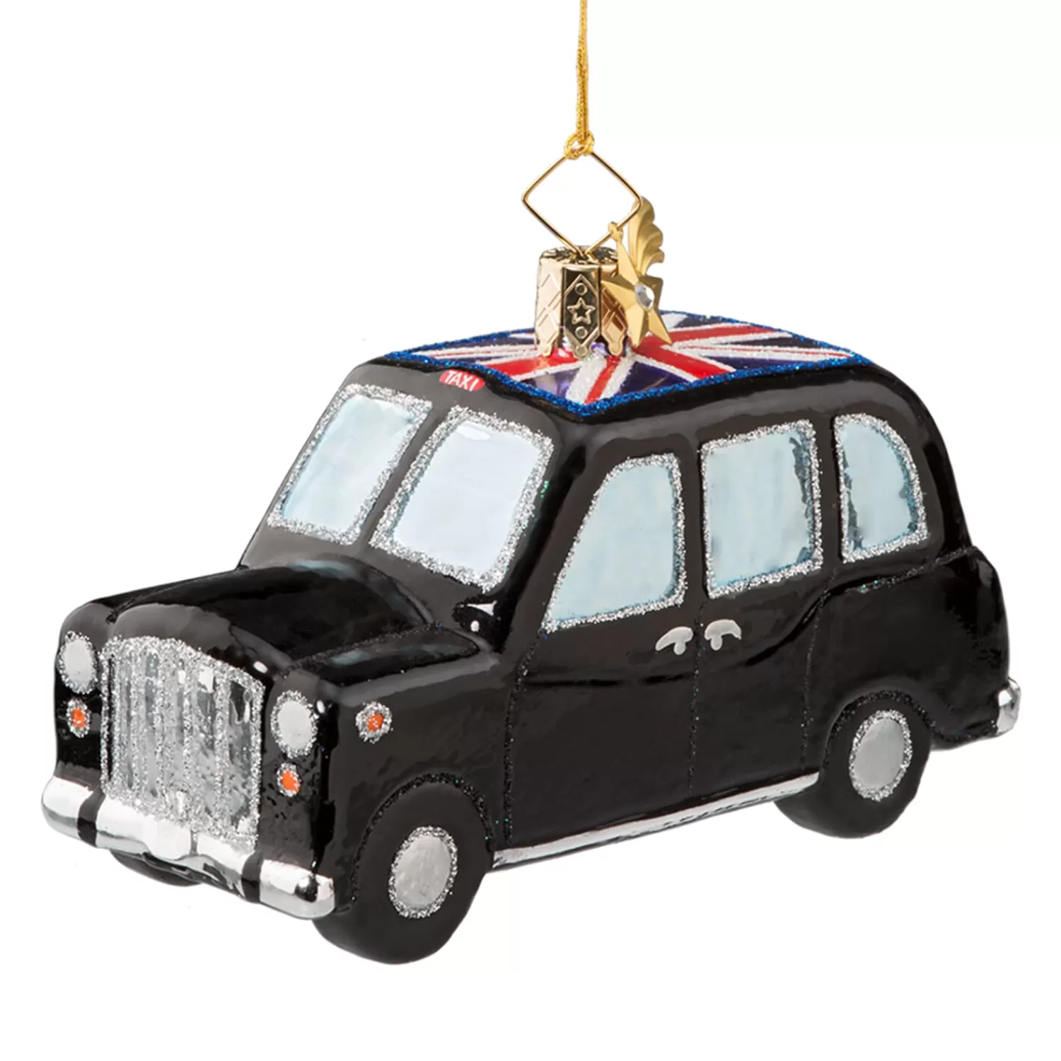 Poesie in Glas Baumschmuck Aus Glas<London Taxi