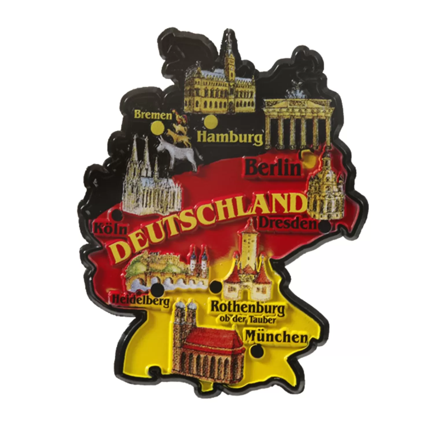 Käthe Wohlfahrt Deutschland Motive<Magnet "Deutschlandkarte"