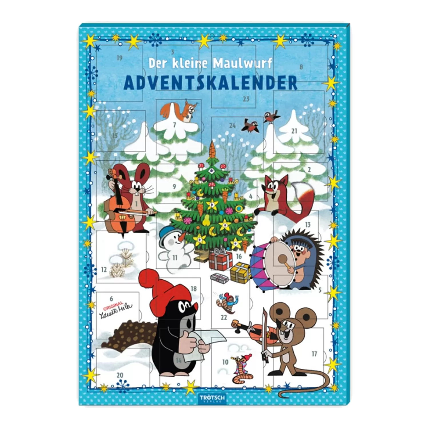 Trötsch Verlag Der Kleine Maulwurf „Krtek"<Magnet-Adventskalender "Der Kleine Maulwurf"