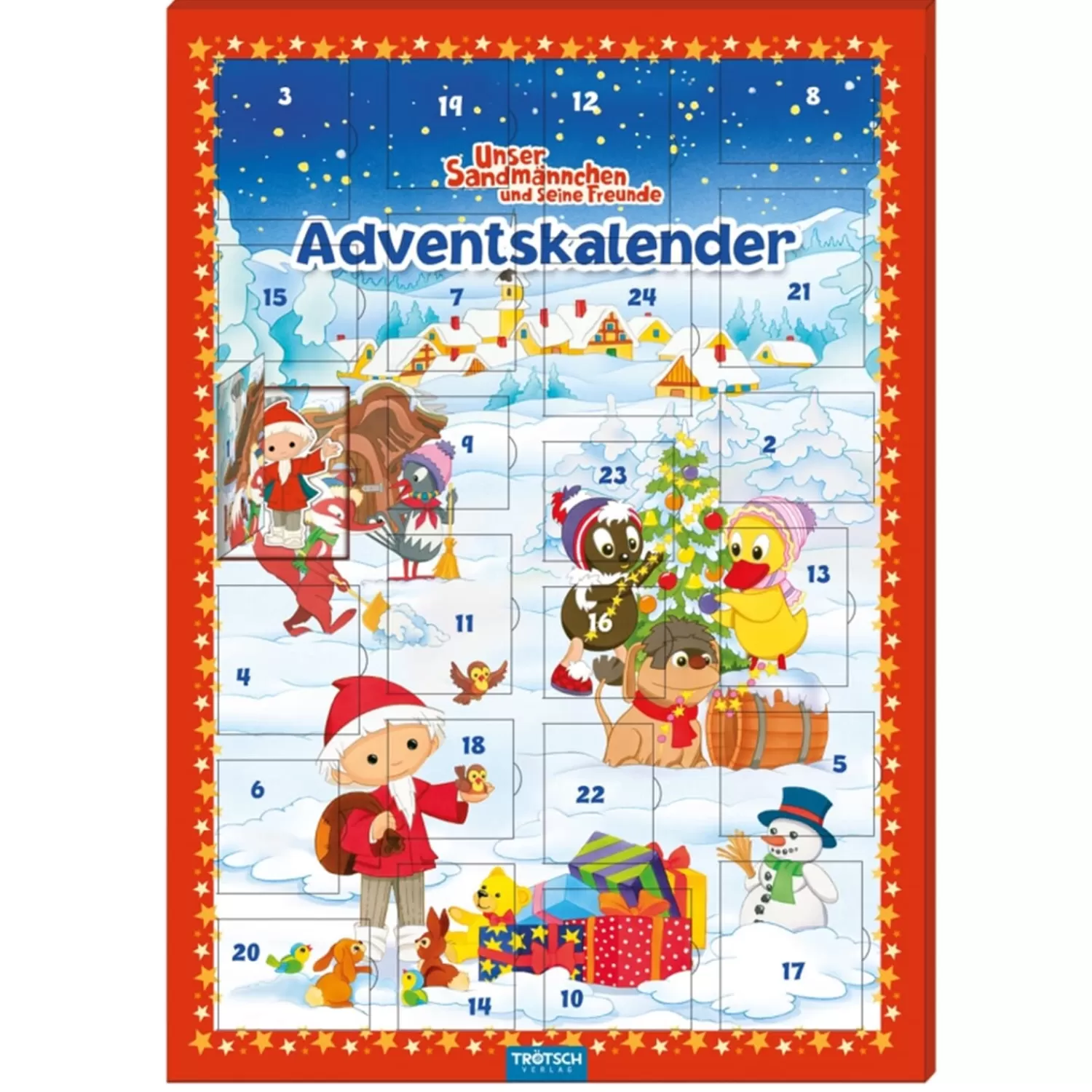 Trötsch Verlag Unser Sandmännchen Und Seine Freunde<Magnet-Adventskalender "Sandmann"