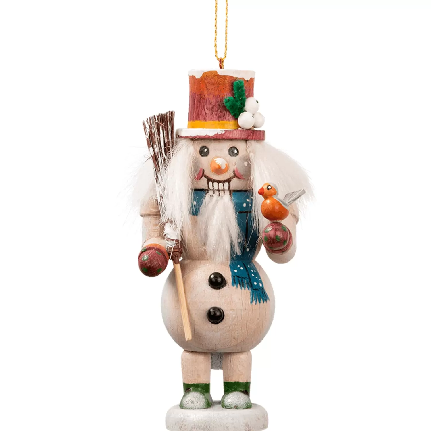 Käthes Original Baumschmuck Aus Holz<Miniknackl "Schneemann", 9,5Cm