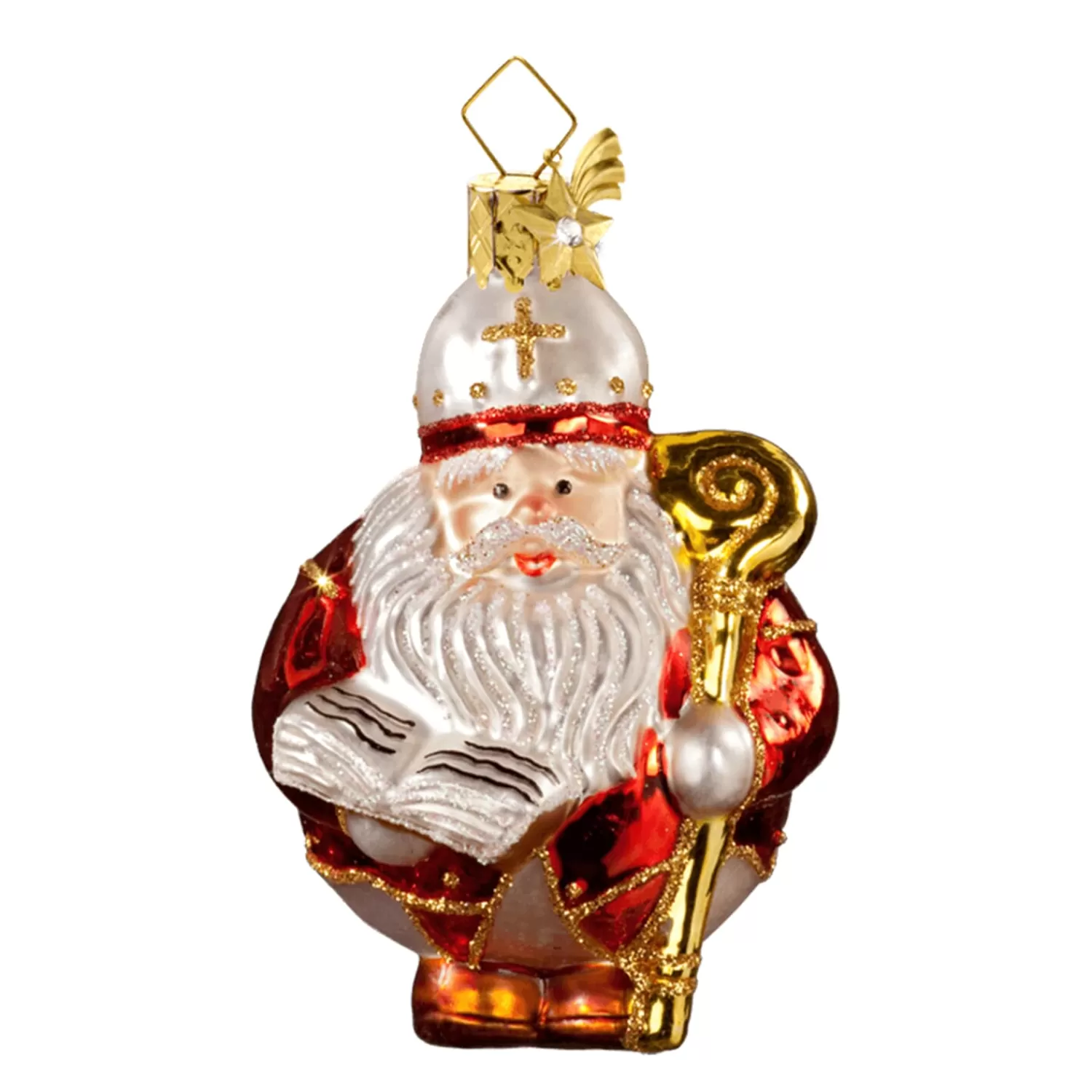 Poesie in Glas Baumschmuck Aus Glas<Nikolaus (Rund)