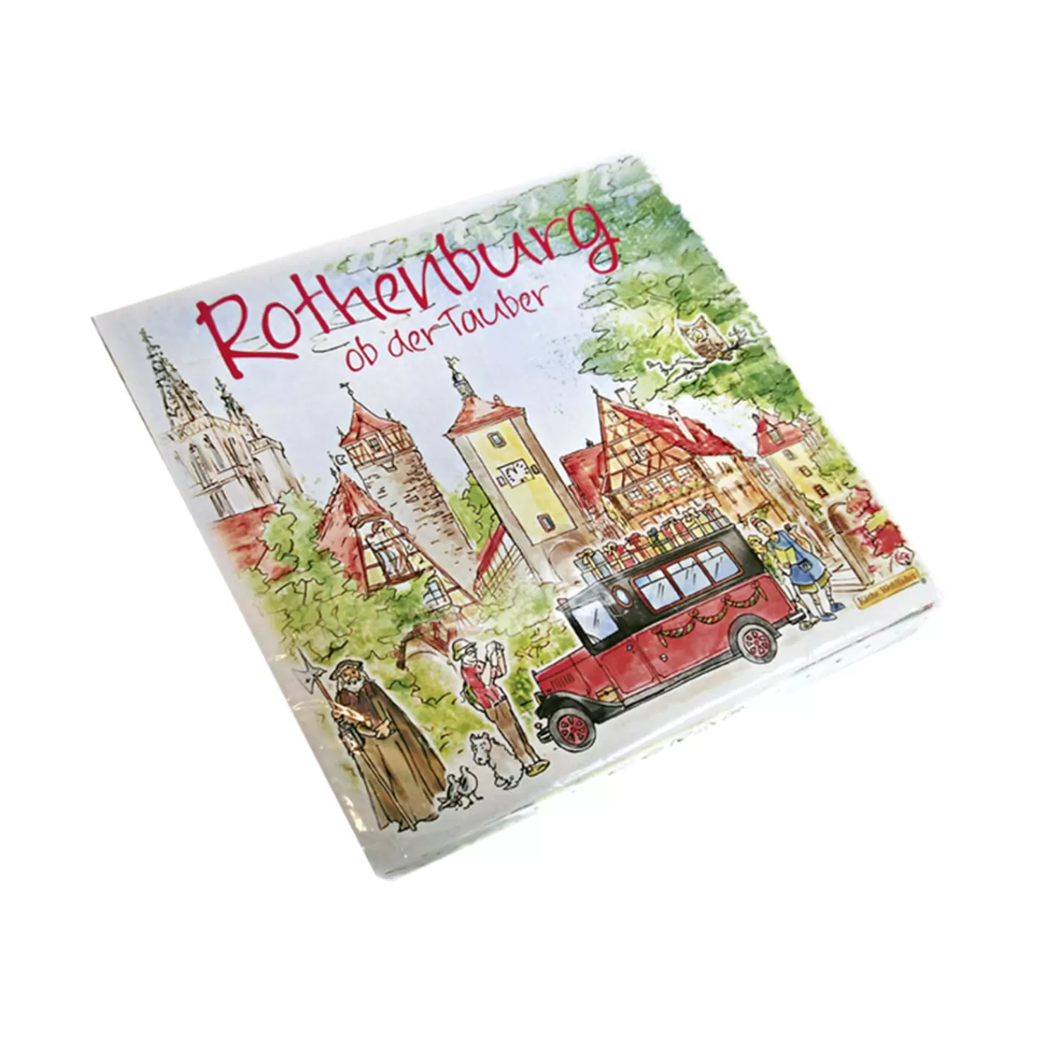 Käthe Wohlfahrt Rothenburg Motive<Papierservietten "Rothenburg"