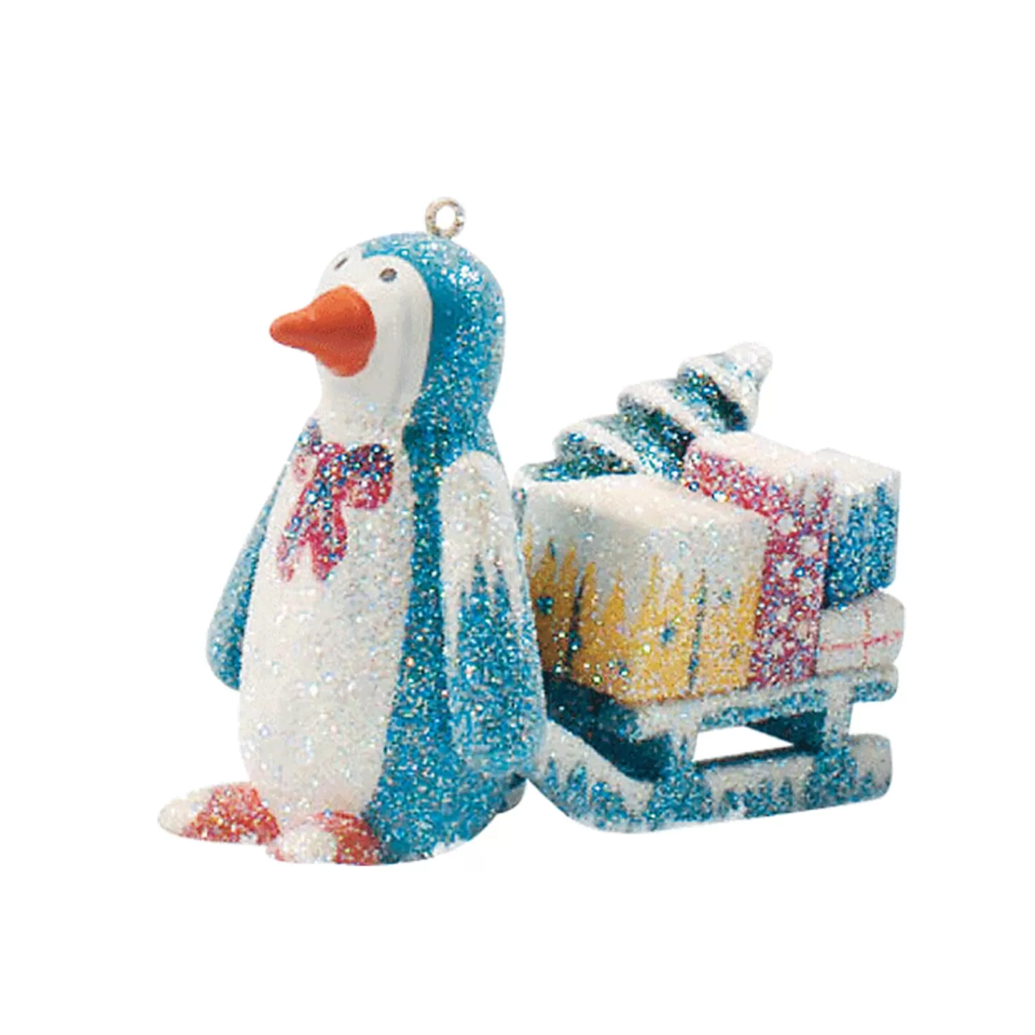 Käthes Original Baumschmuck Aus Holz<Pinguin Mit Schlitten