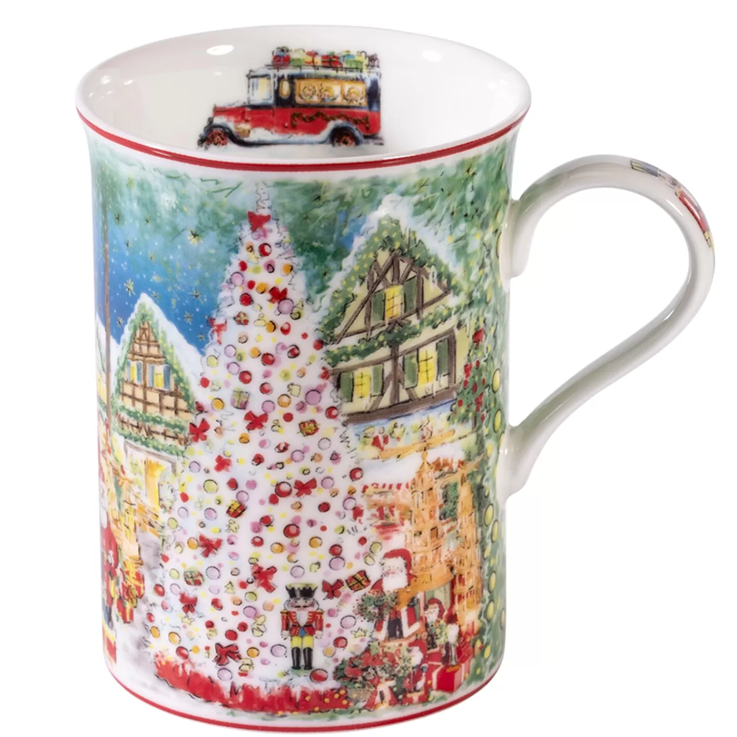 Käthe Wohlfahrt Tischdeko<Porzellan-Tasse "40 Jahre Weihnachtsdorf"