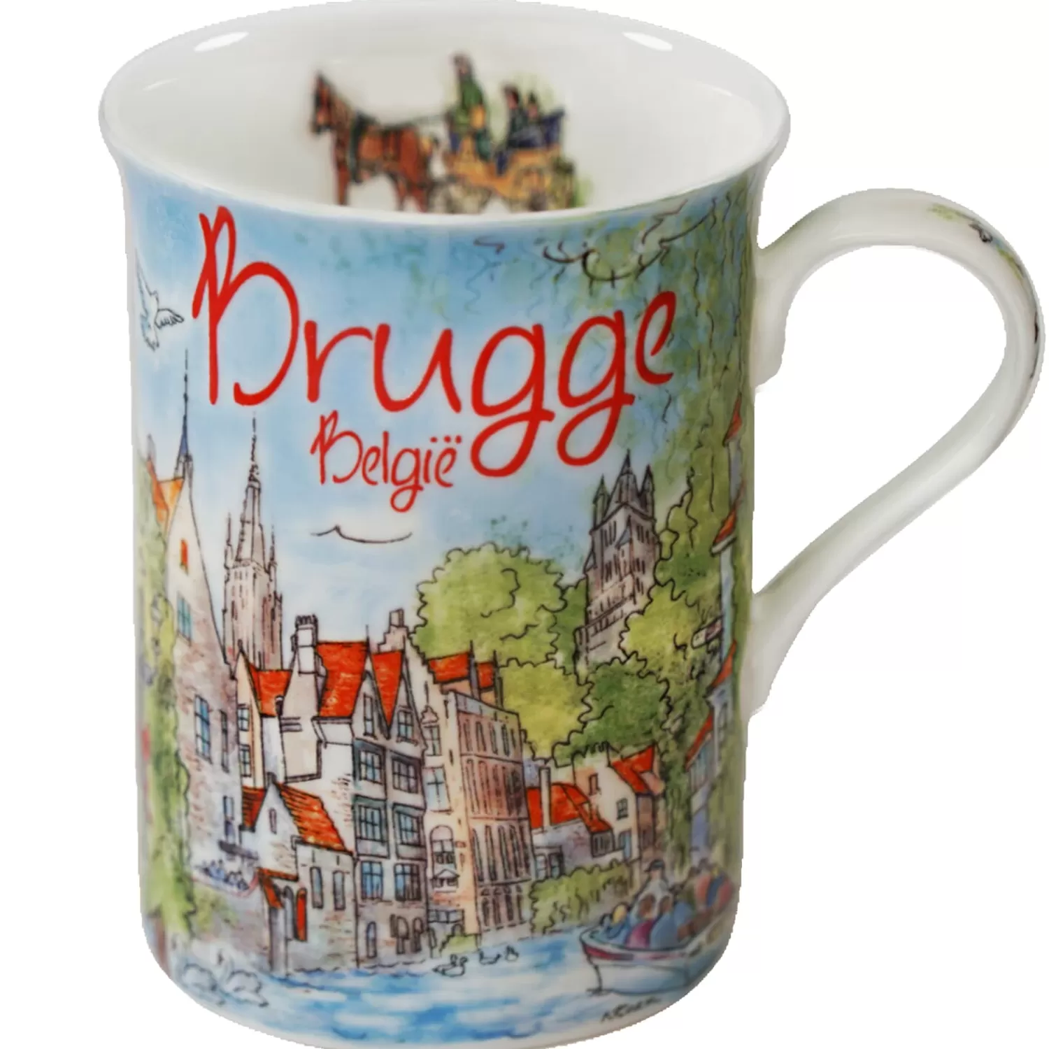 Käthe Wohlfahrt Tischdeko<Porzellan-Tasse "Brugge"