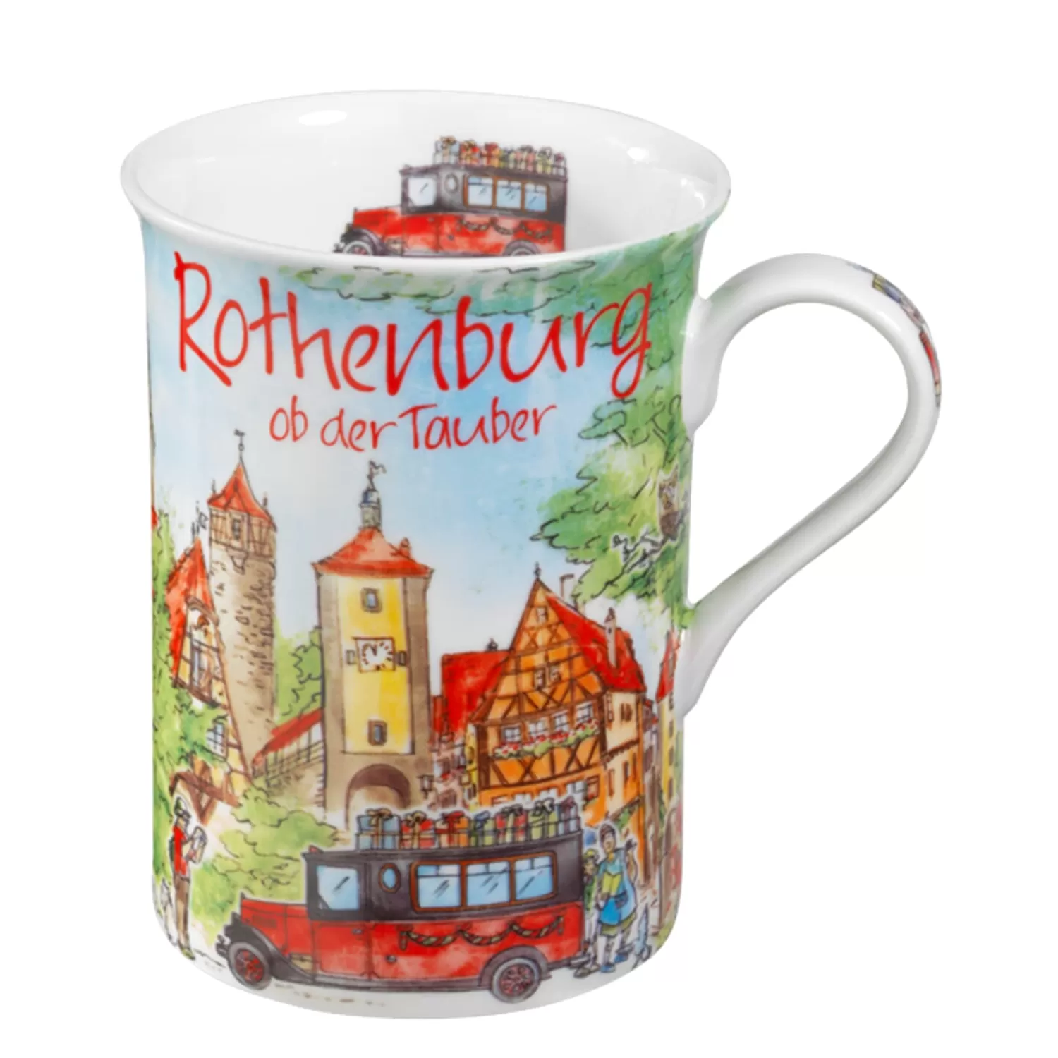 Käthe Wohlfahrt Rothenburg Motive<Porzellan-Tasse "Rothenburg"