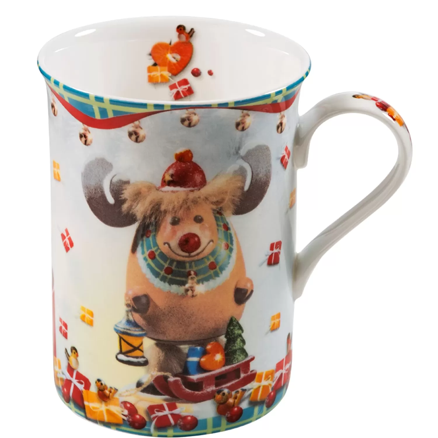 Käthe Wohlfahrt Tischdeko<Porzellan-Tasse "Rudi, Der Weihnachtselch"