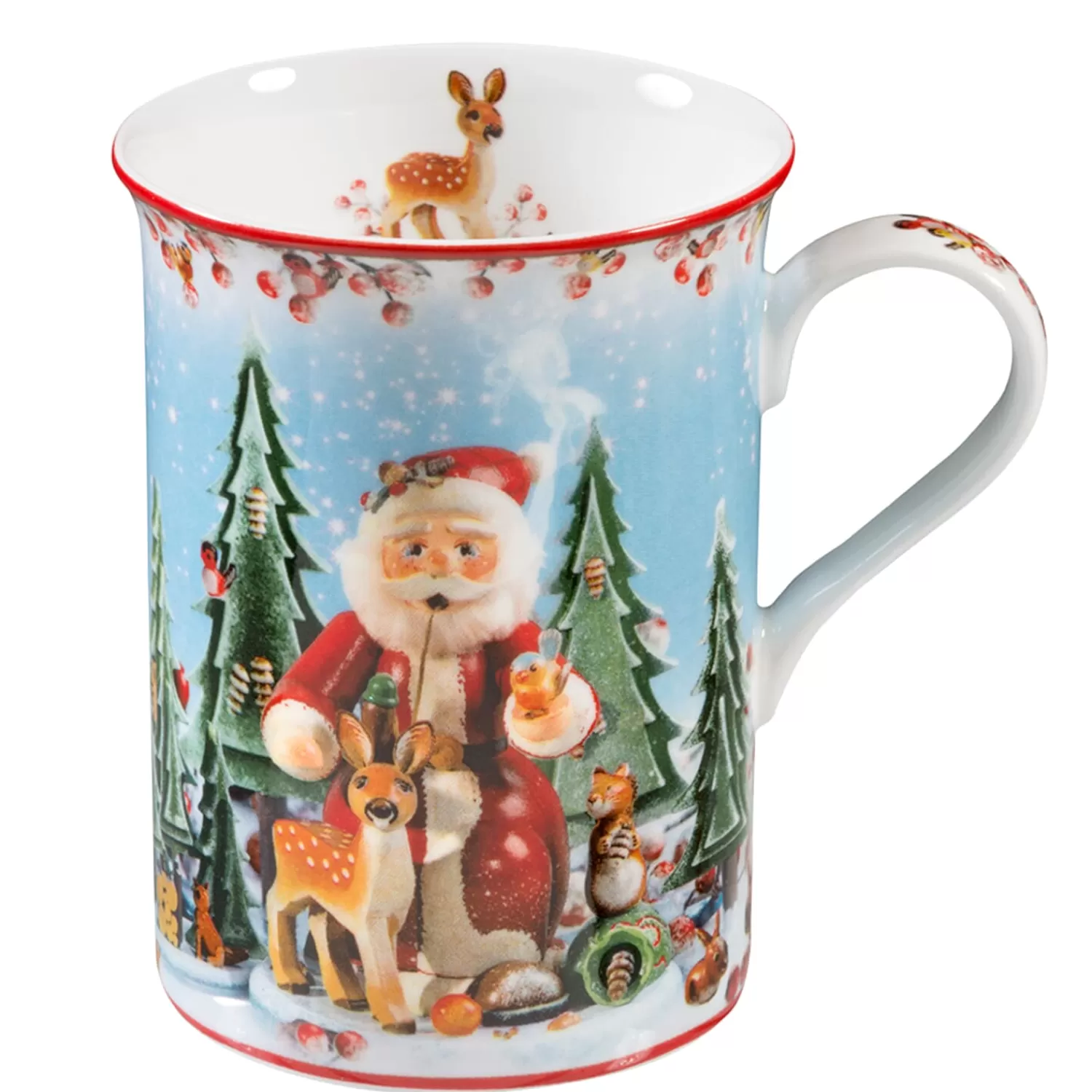 Käthe Wohlfahrt Tischdeko<Porzellan-Tasse "Tierweihnacht"