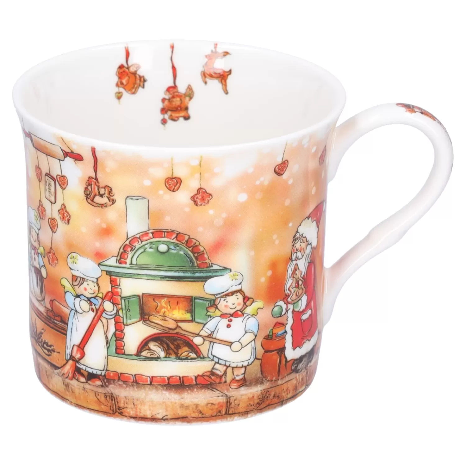 Käthe Wohlfahrt Tischdeko<Porzellan-Tasse "Weihnachtsbackerei"