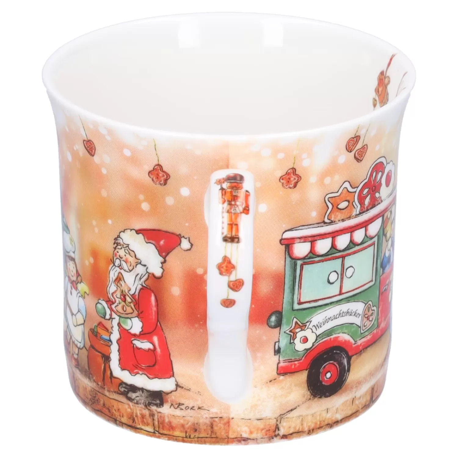 Käthe Wohlfahrt Tischdeko<Porzellan-Tasse "Weihnachtsbackerei"