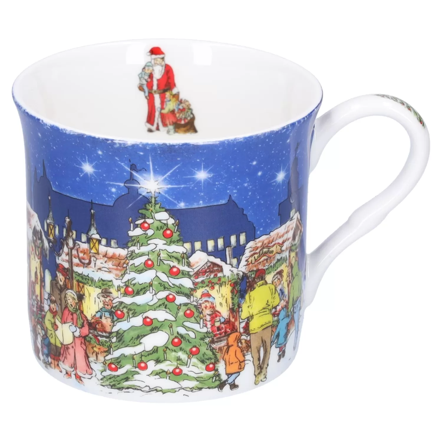 Käthe Wohlfahrt Tischdeko<Porzellan-Tasse "Weihnachtsmarkt"