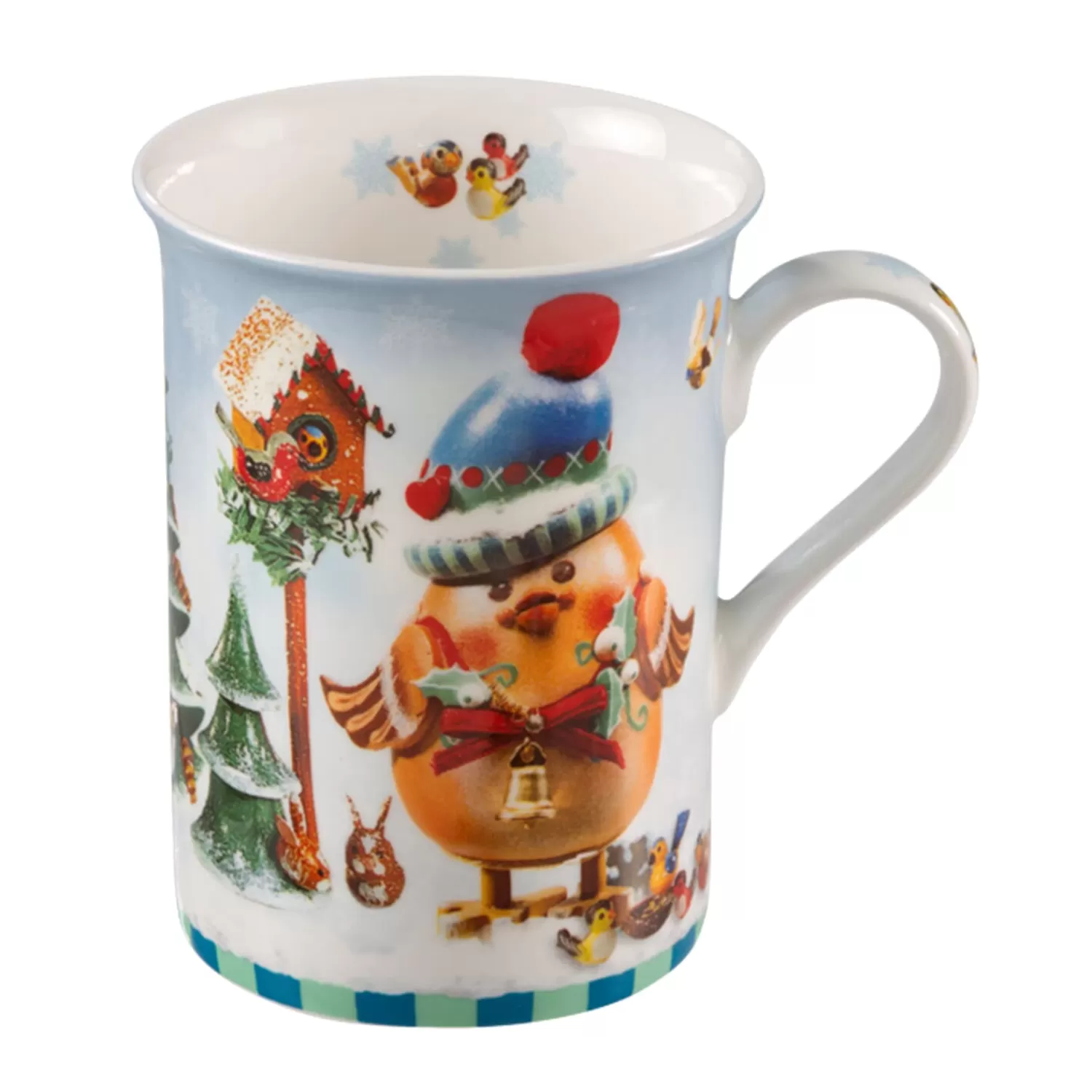 Käthe Wohlfahrt Tischdeko<Porzellan-Tasse "Wintergezwitscher"