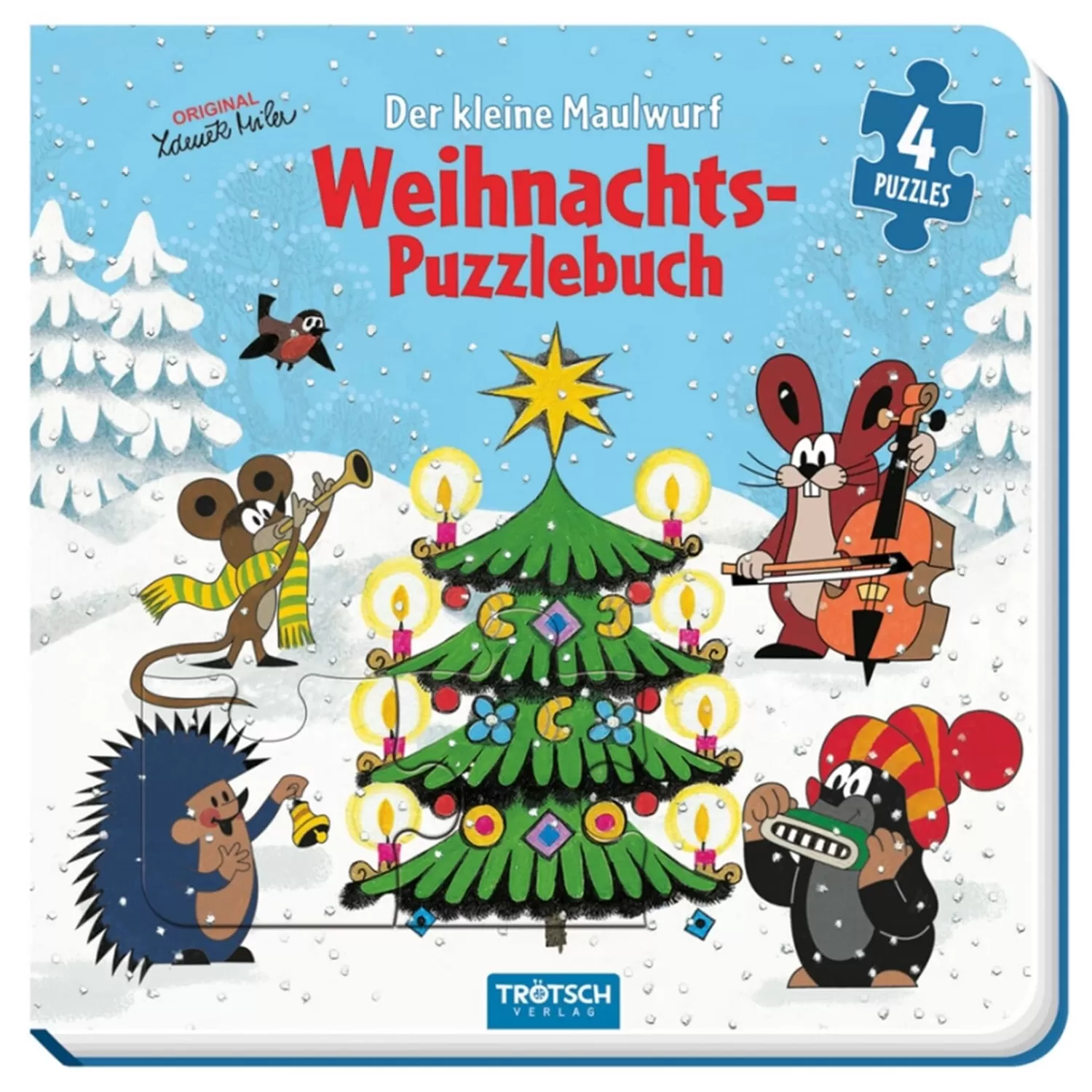 Trötsch Verlag Spielzeug<Puzzlebuch Zu Weihnachten "Der Kleine Maulwurf"