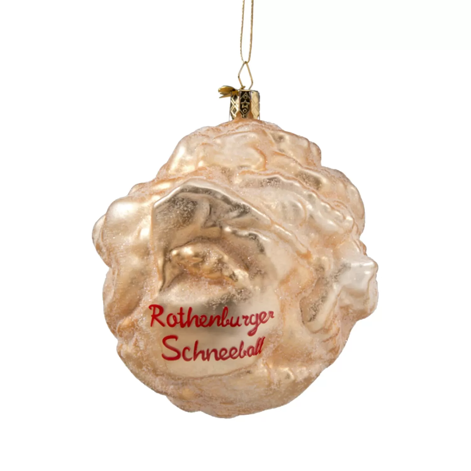 Poesie in Glas Rothenburg Motive<Rothenburger Schneeballen Glasbaumbehang