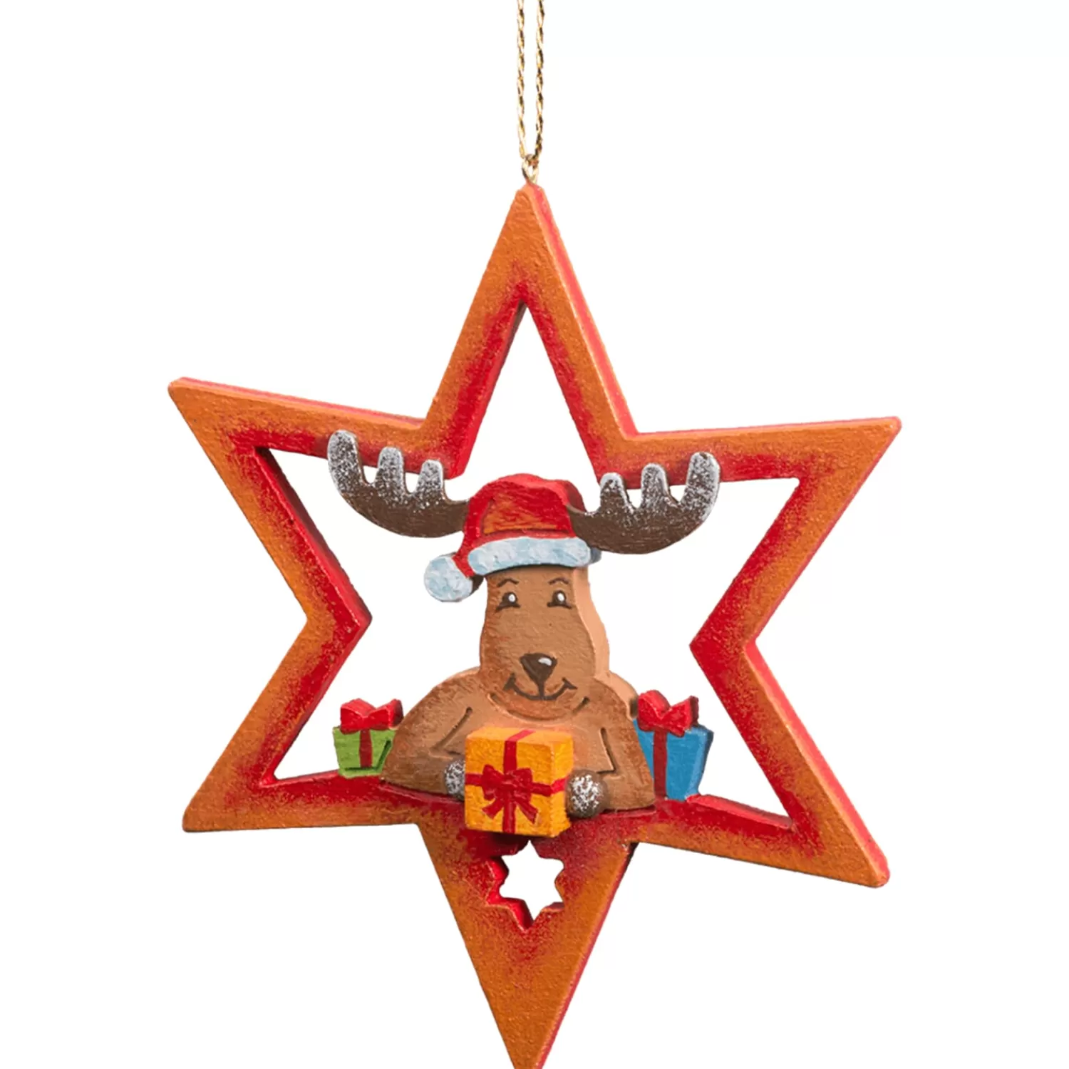 Käthes Original Baumschmuck Aus Holz<Rudolf