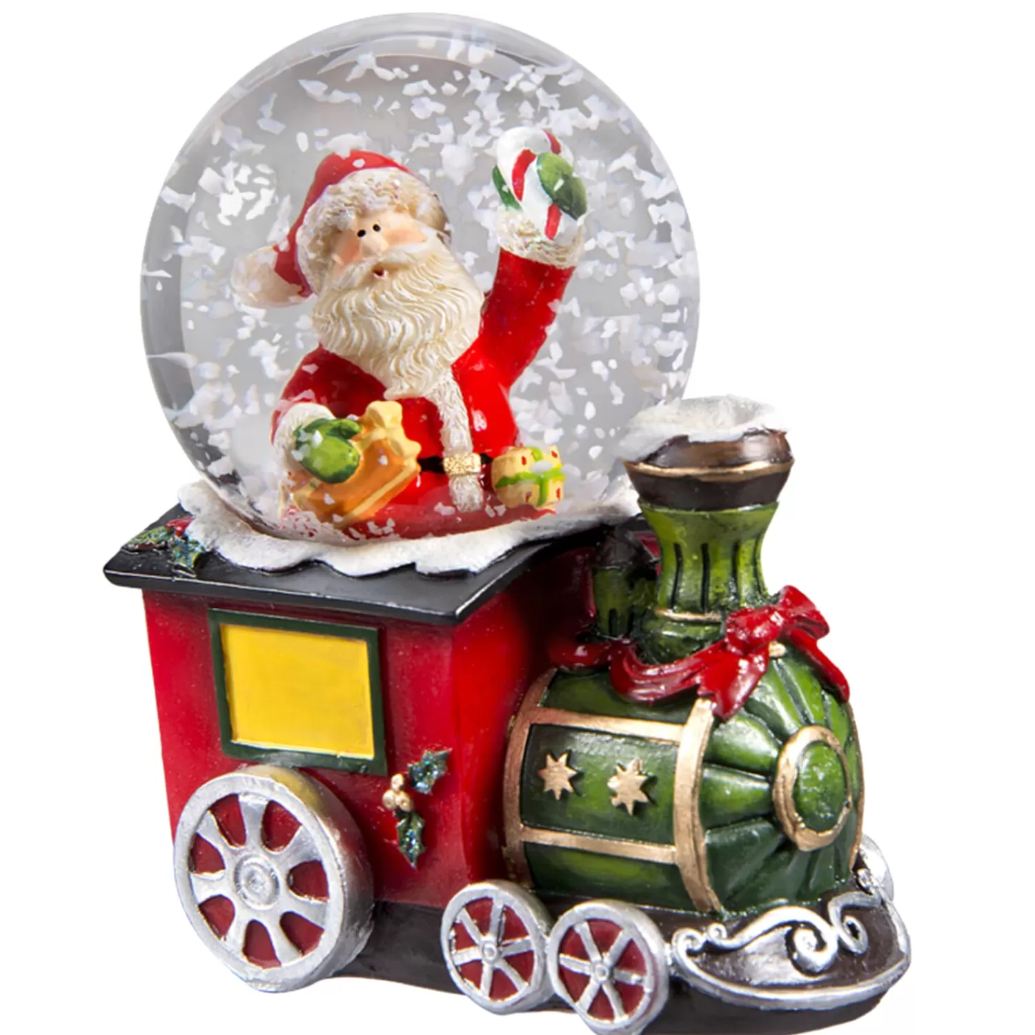 Käthe Wohlfahrt Schneekugeln<Schneekugel "Santas Lokomotive"