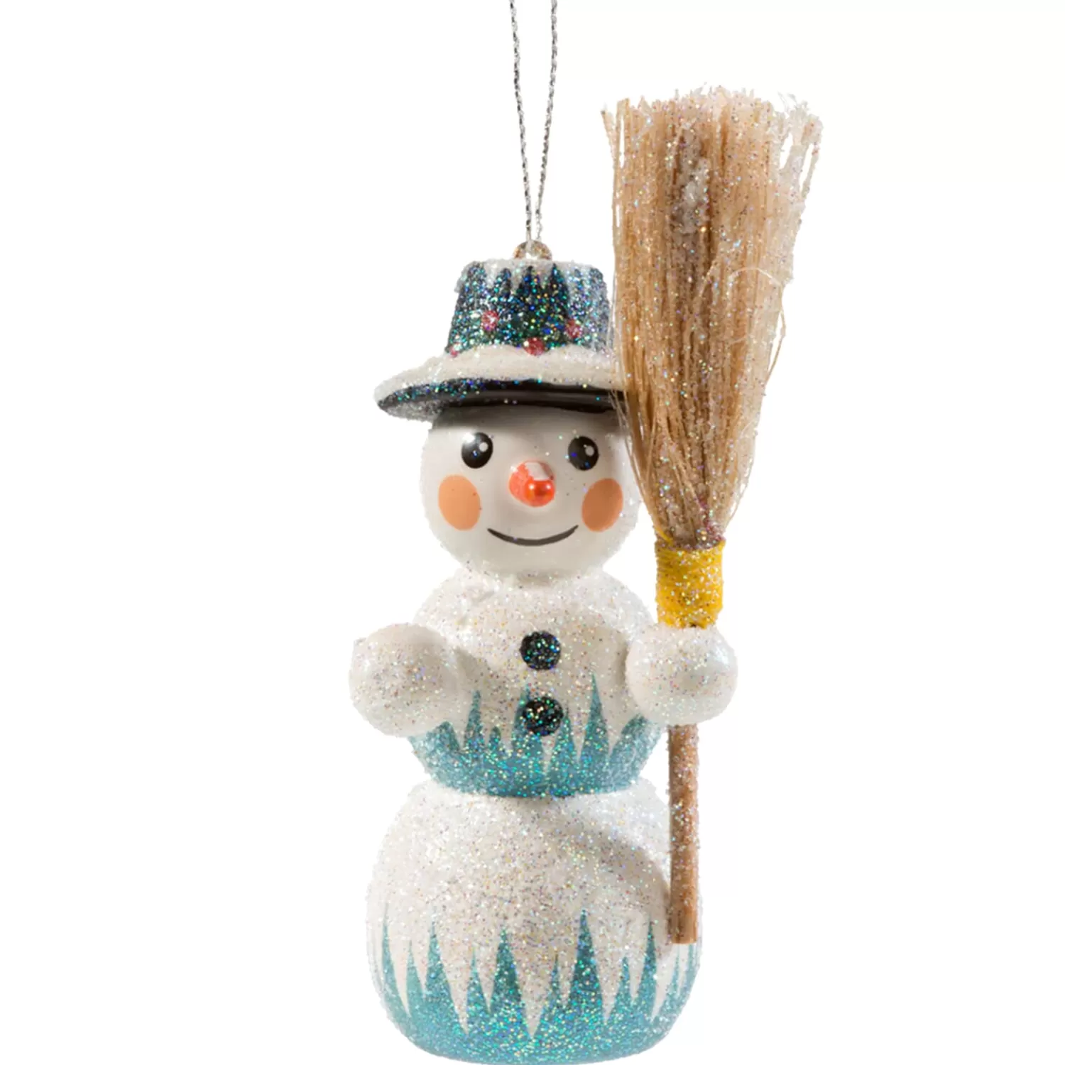 Käthes Original Baumschmuck Aus Holz<Schneemann Mit Besen