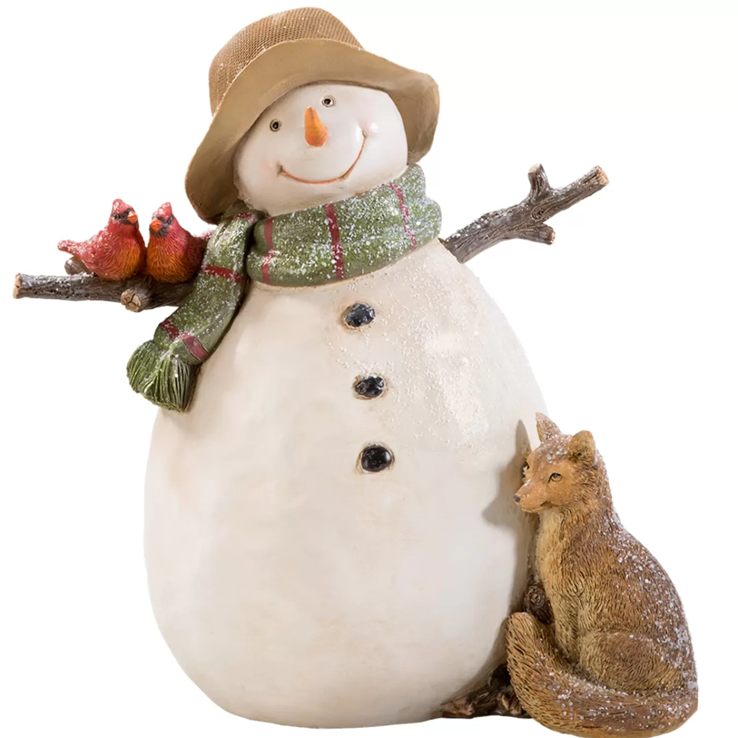 Käthe Wohlfahrt Standfiguren<Schneemann Mit Fuchs