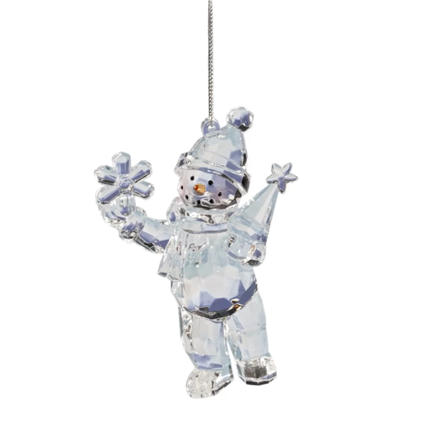 Käthe Wohlfahrt Baumschmuck Aus Acrylglas<Schneemann Mit Schneeflocke, Acryl