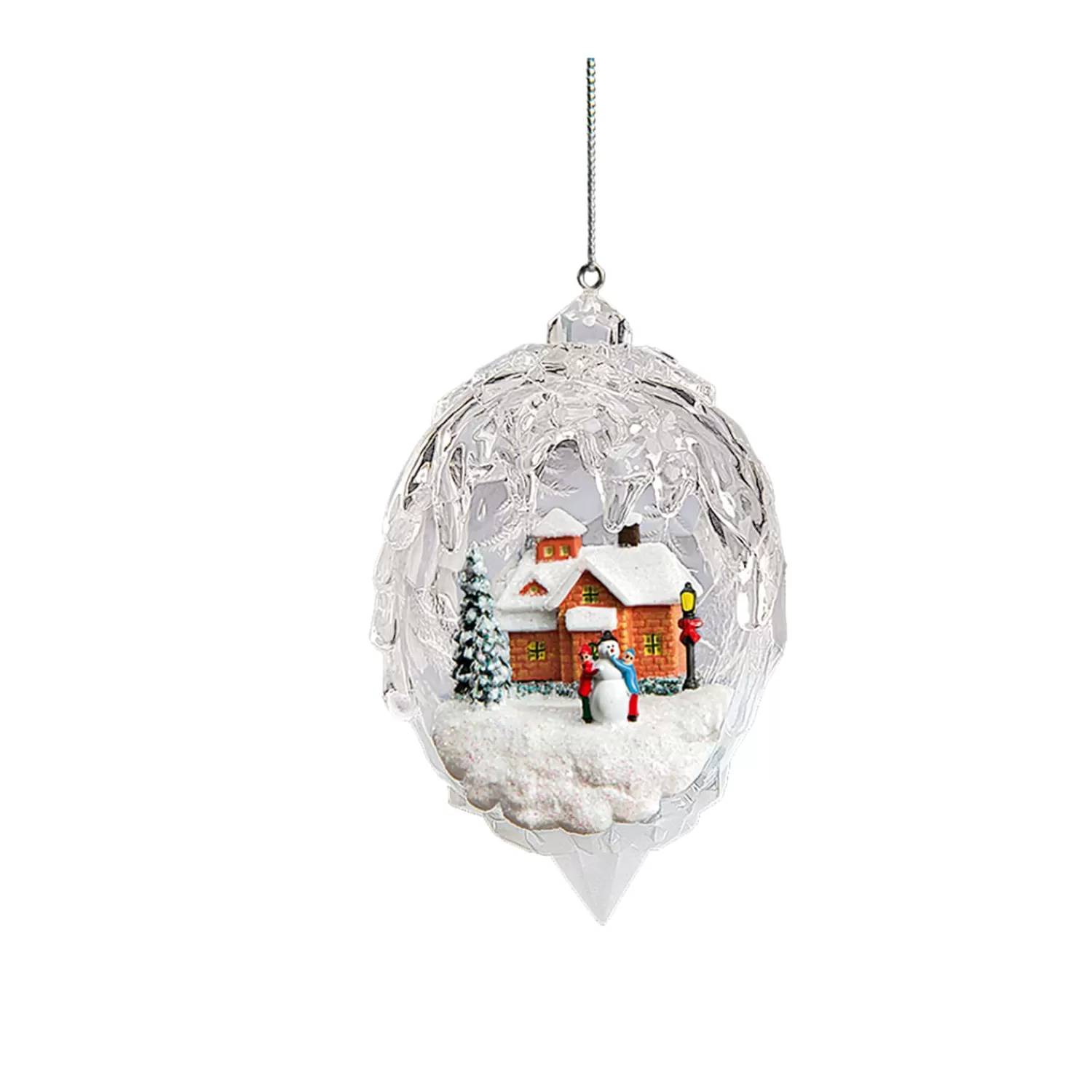 Käthe Wohlfahrt Baumschmuck Aus Acrylglas<Schneemanns Haus