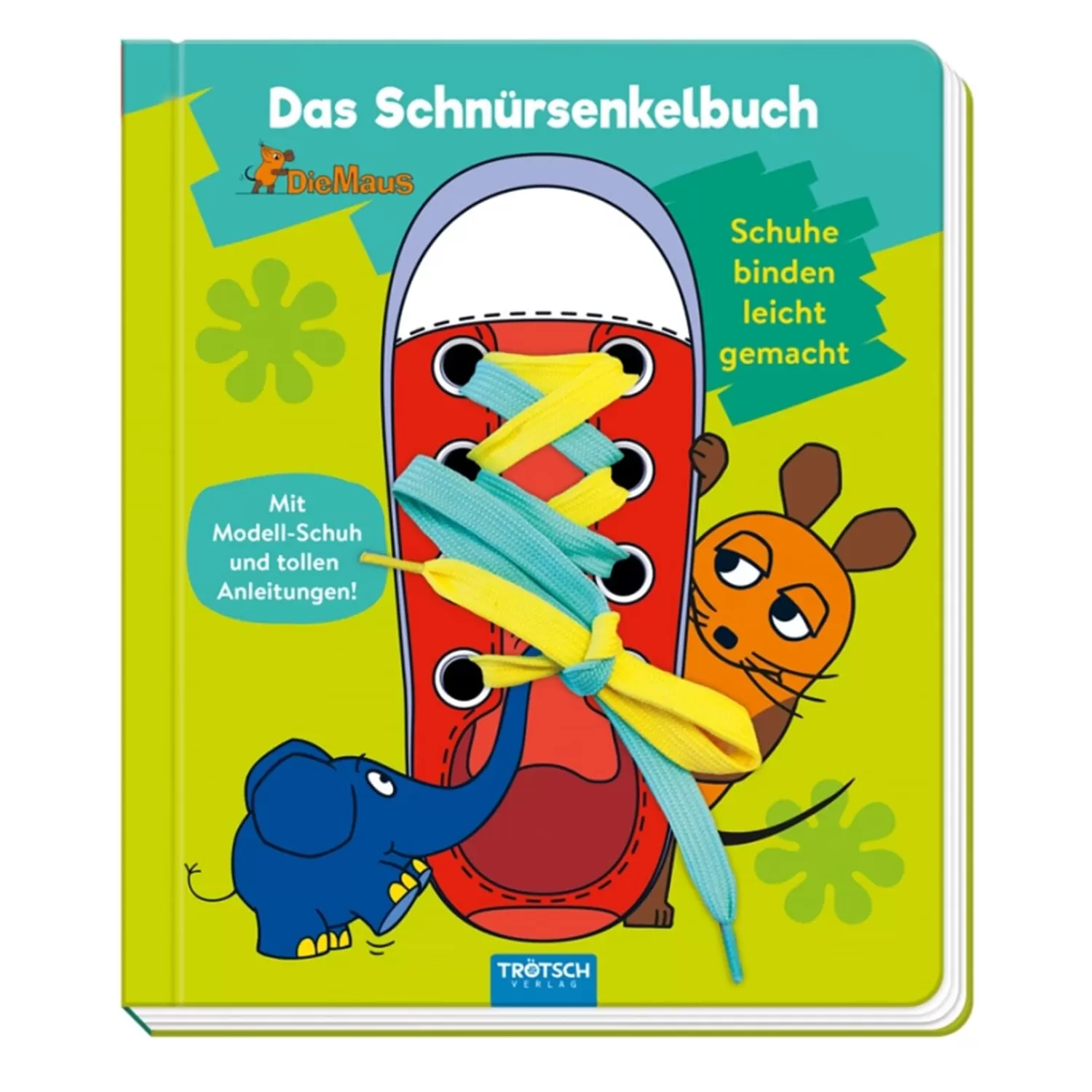 Trötsch Verlag Spielzeug<Schnursenkel-Buch "Die Maus"