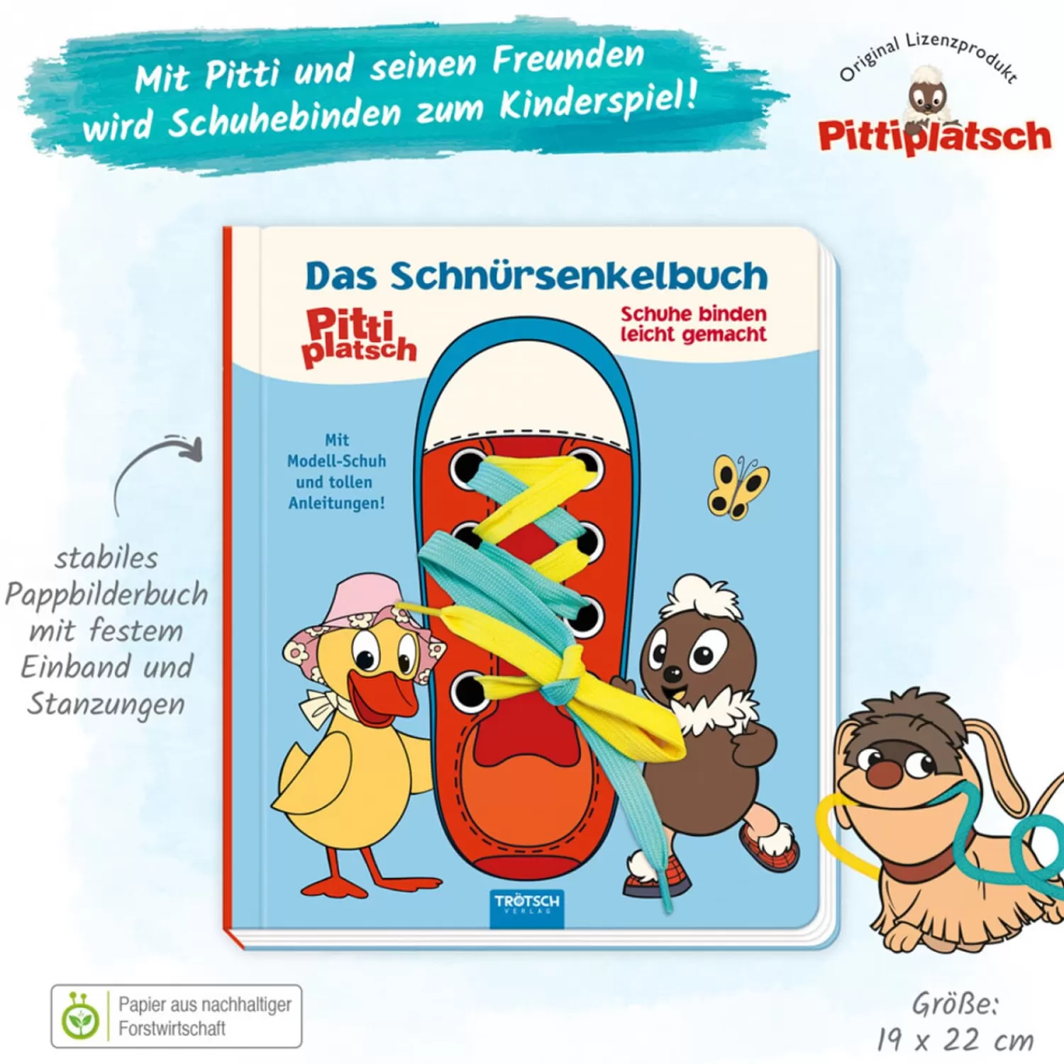 Trötsch Verlag Unser Sandmännchen Und Seine Freunde<Schnursenkelbuch Pittiplatsch